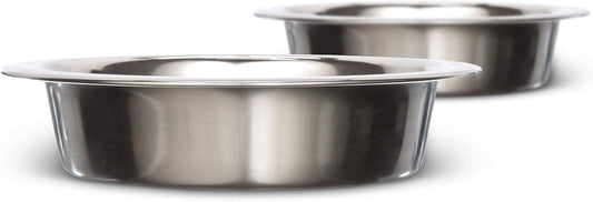 Neater Pet Brands Stainless Steel Shallow Cat Bowls, 8 oz. Capacity