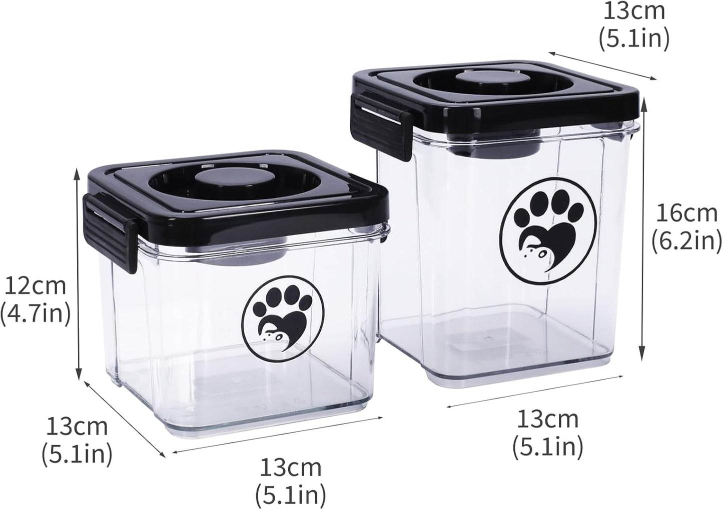 Dog Treat Container, Rectangle