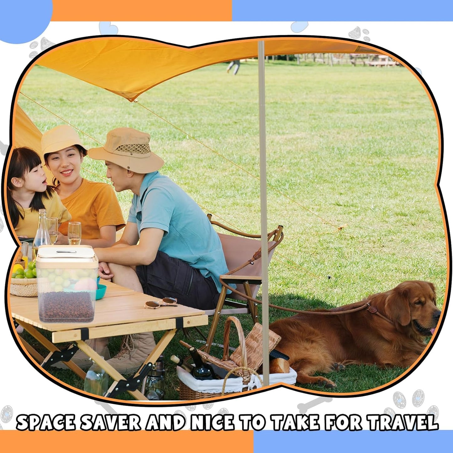 Teenyyou 2 Pack Airtight Dog Food Storage Container. 10 Lbs