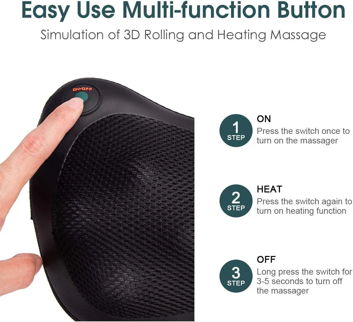 Shiatsu Back and Neck Massager with Heat.