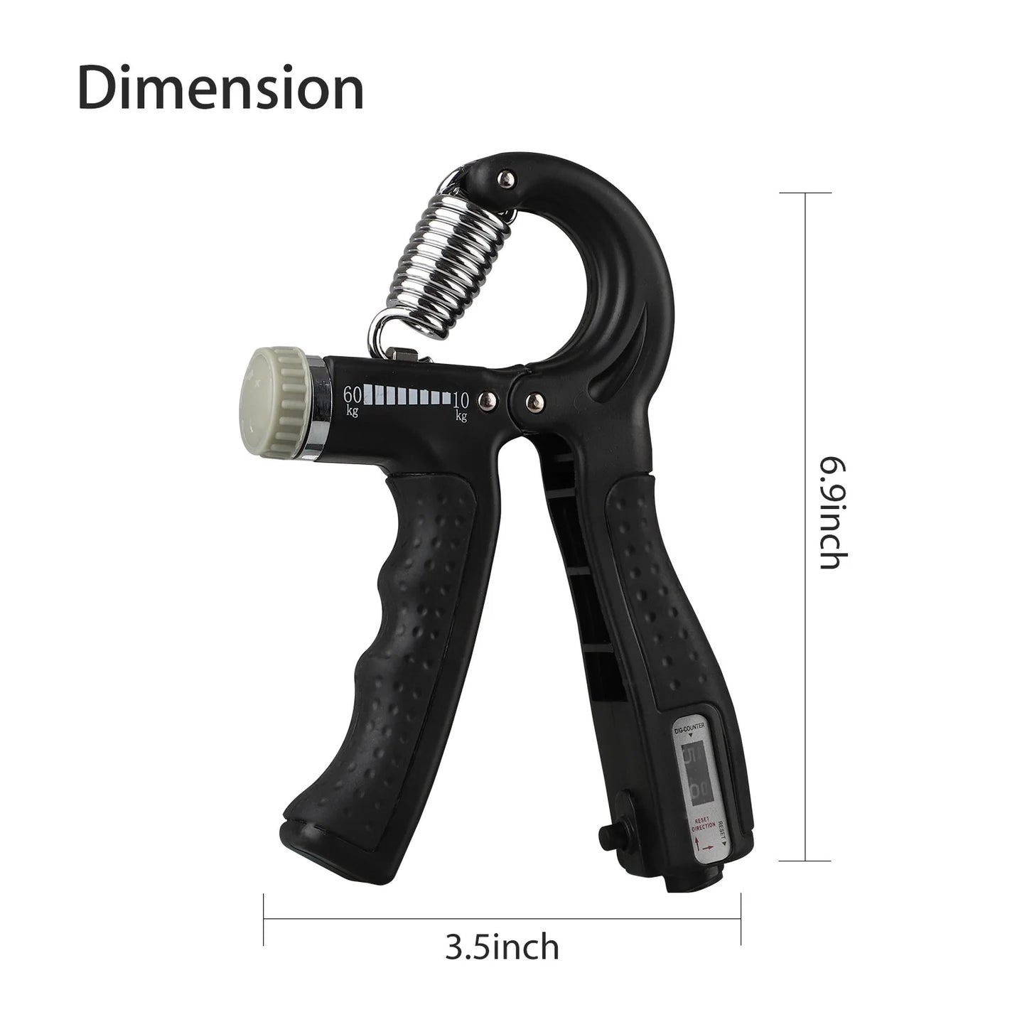 Hand Grip Strengthener,  Black