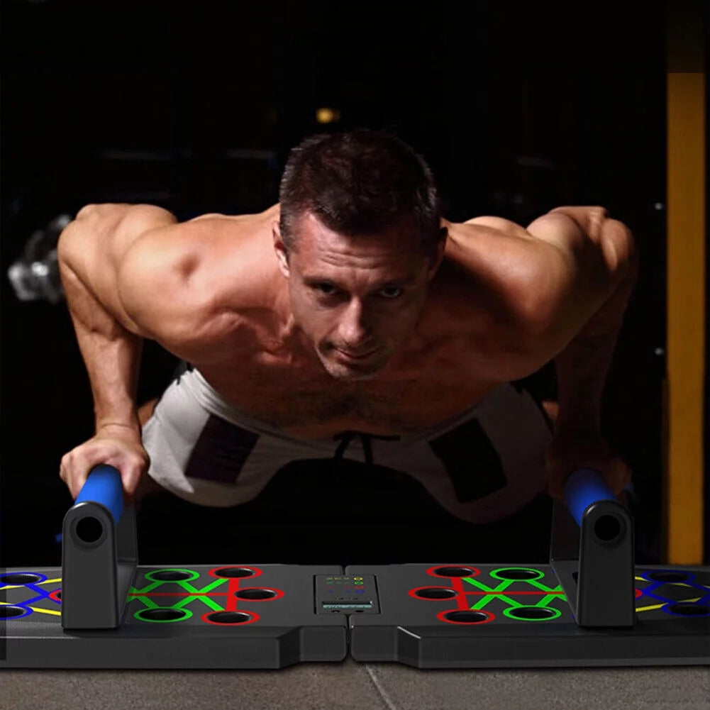 The Professional Push-Up Board. Portable 10-in-1 