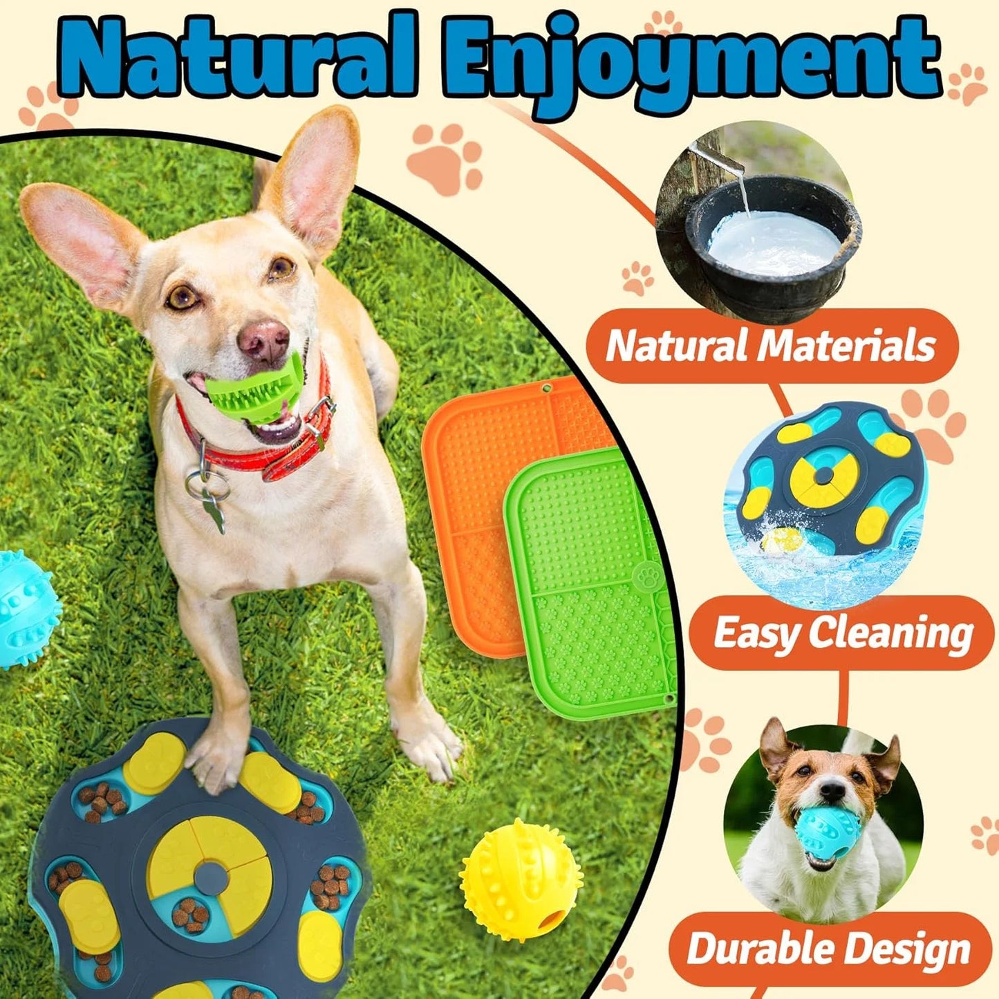 9 Pack Dog Puzzle Toy Set