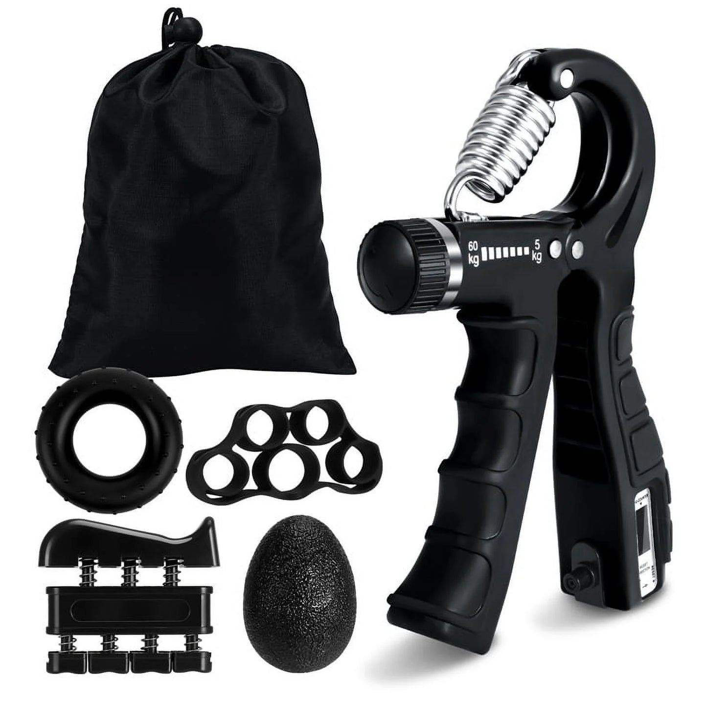 6 Pack Grip Strength Trainer Kit 