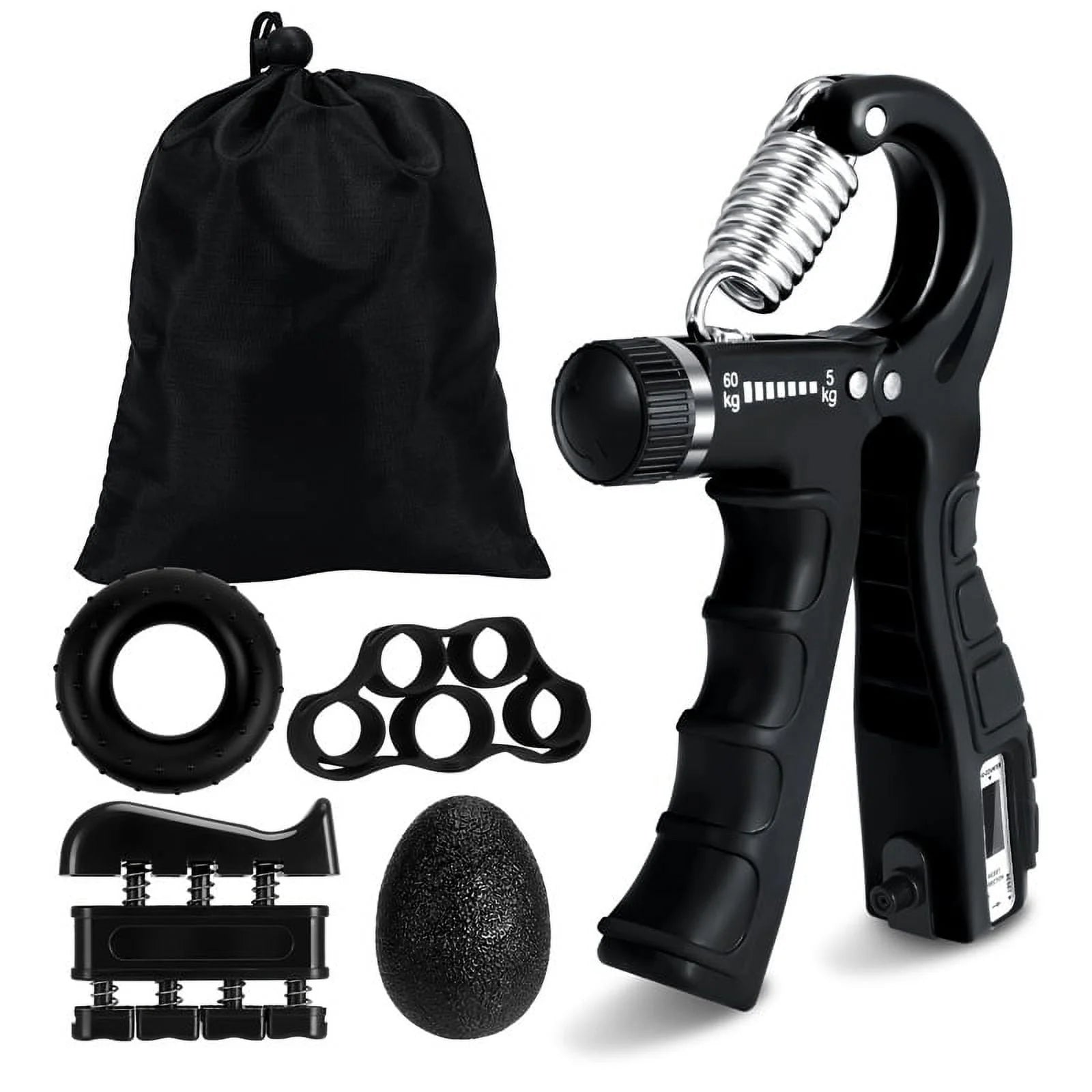 6 Pack Grip Strength Trainer Kit 