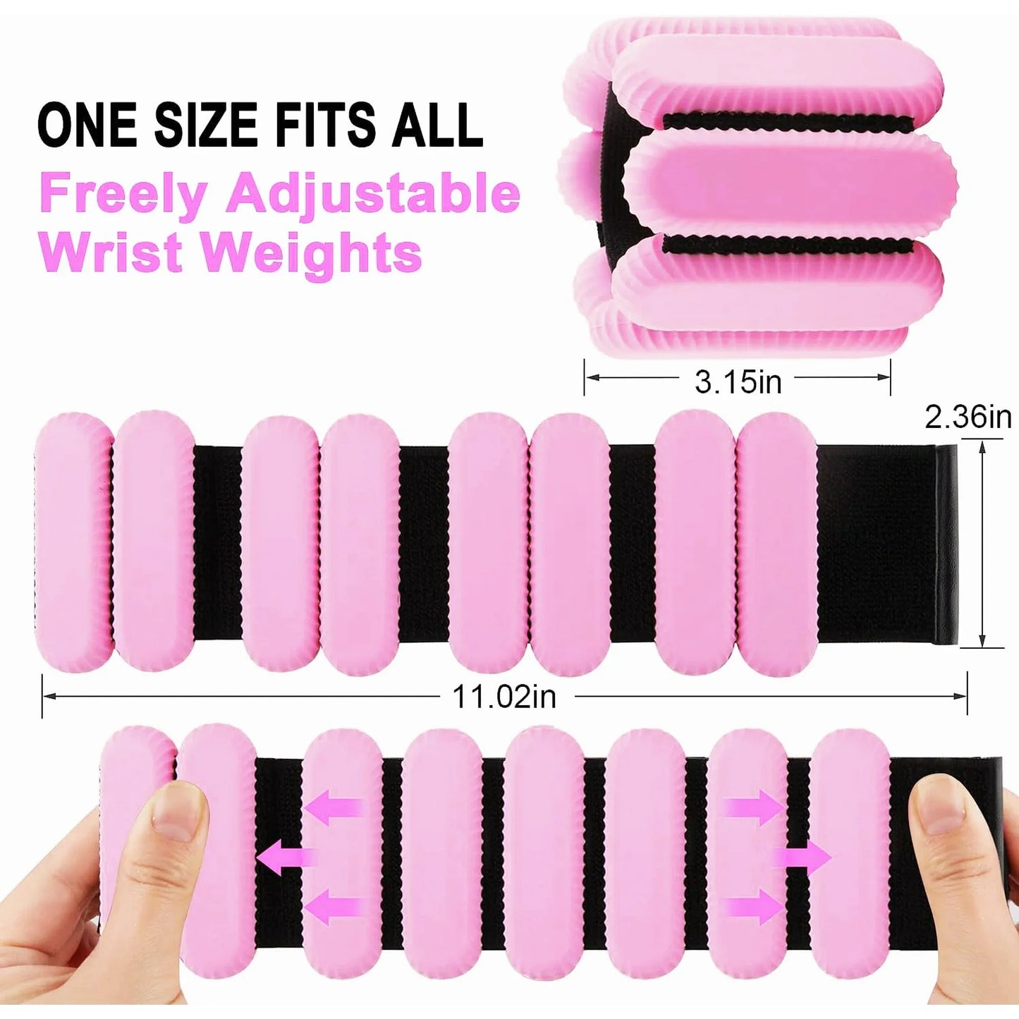 Pilates Wrist & Ankle Weights for Women