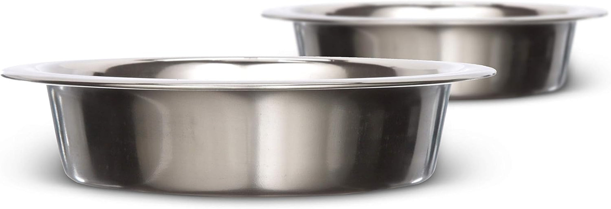 Neater Pet Brands Stainless Steel Shallow Cat Bowls, 8 oz. Capacity