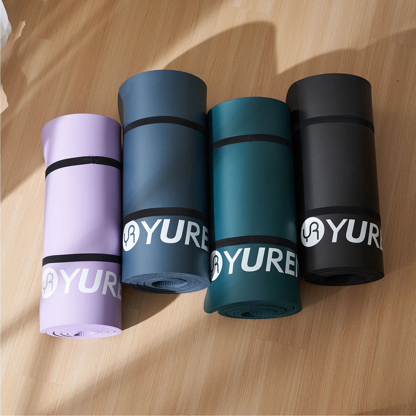 Extra Thick Yoga Mat 1-inch, 76" Long Dark Green