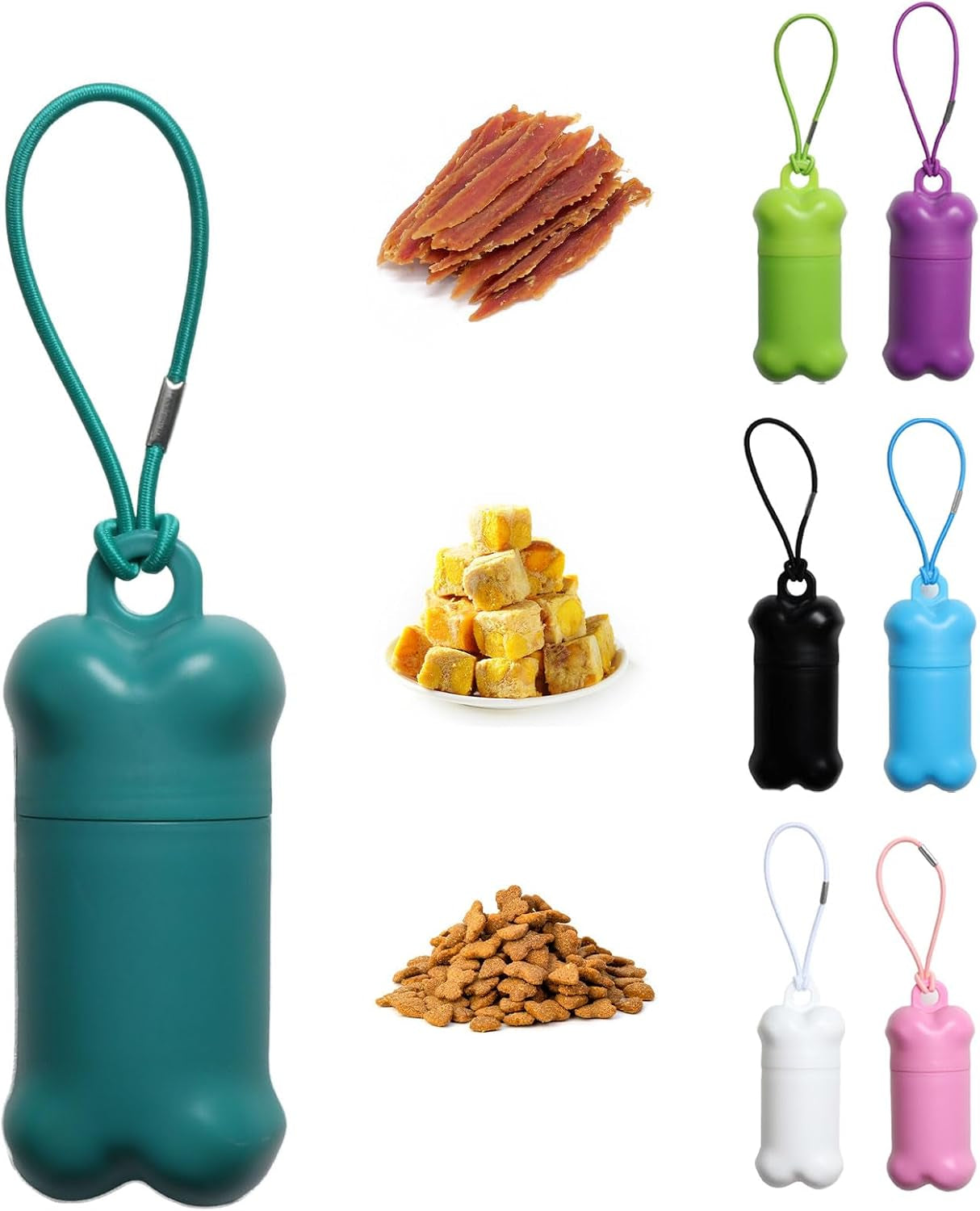 Portable Dog Treat Pouch for Pet Training, 1 piece(Dark Green) 
