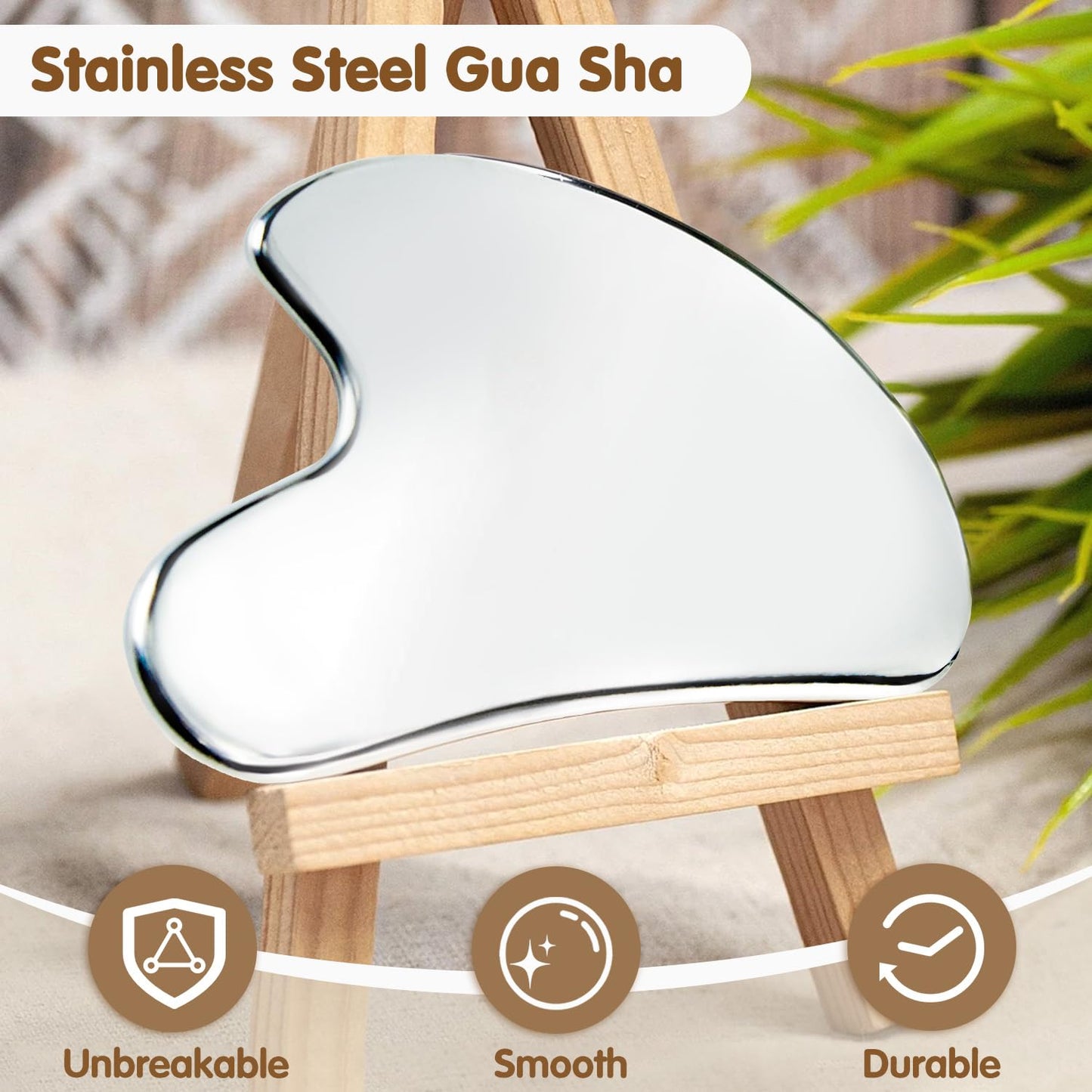 Flagest Stainless Steel Gua Sha Facial Tools 