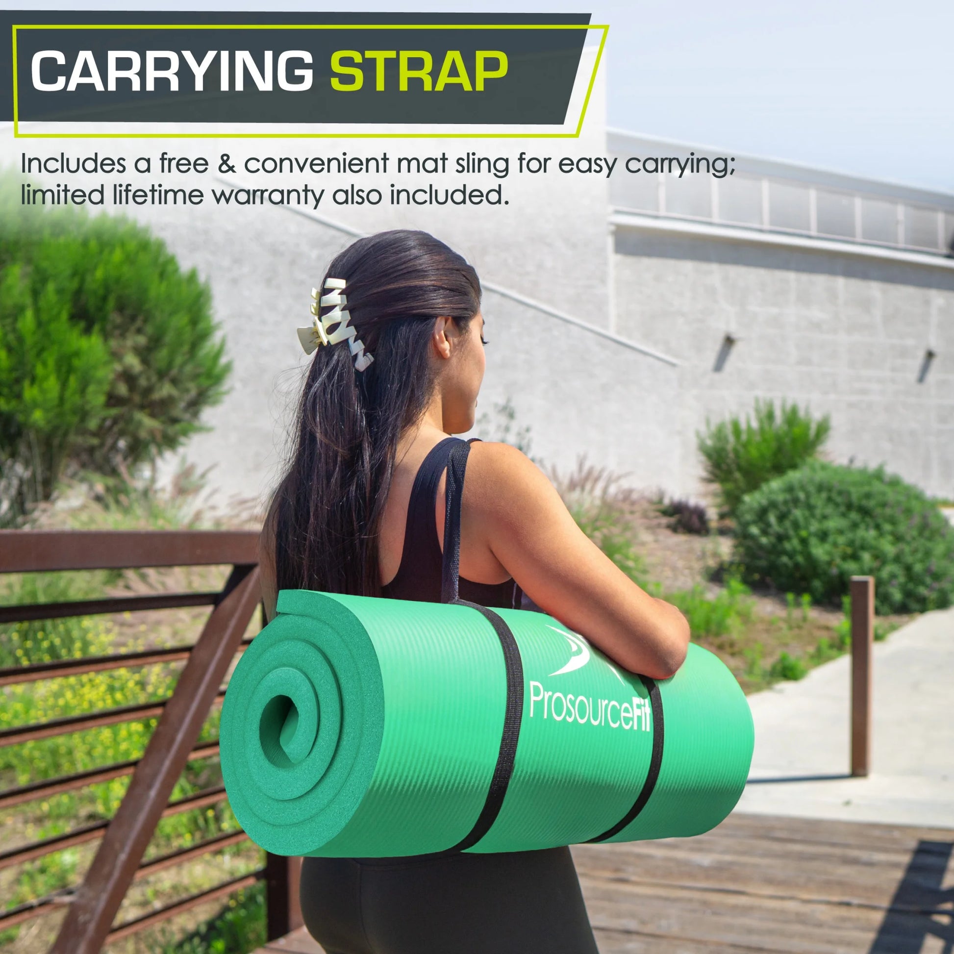 Extra Thick Yoga and Pilates Mat 1/2-inch or 1-inch Thick for Fitness