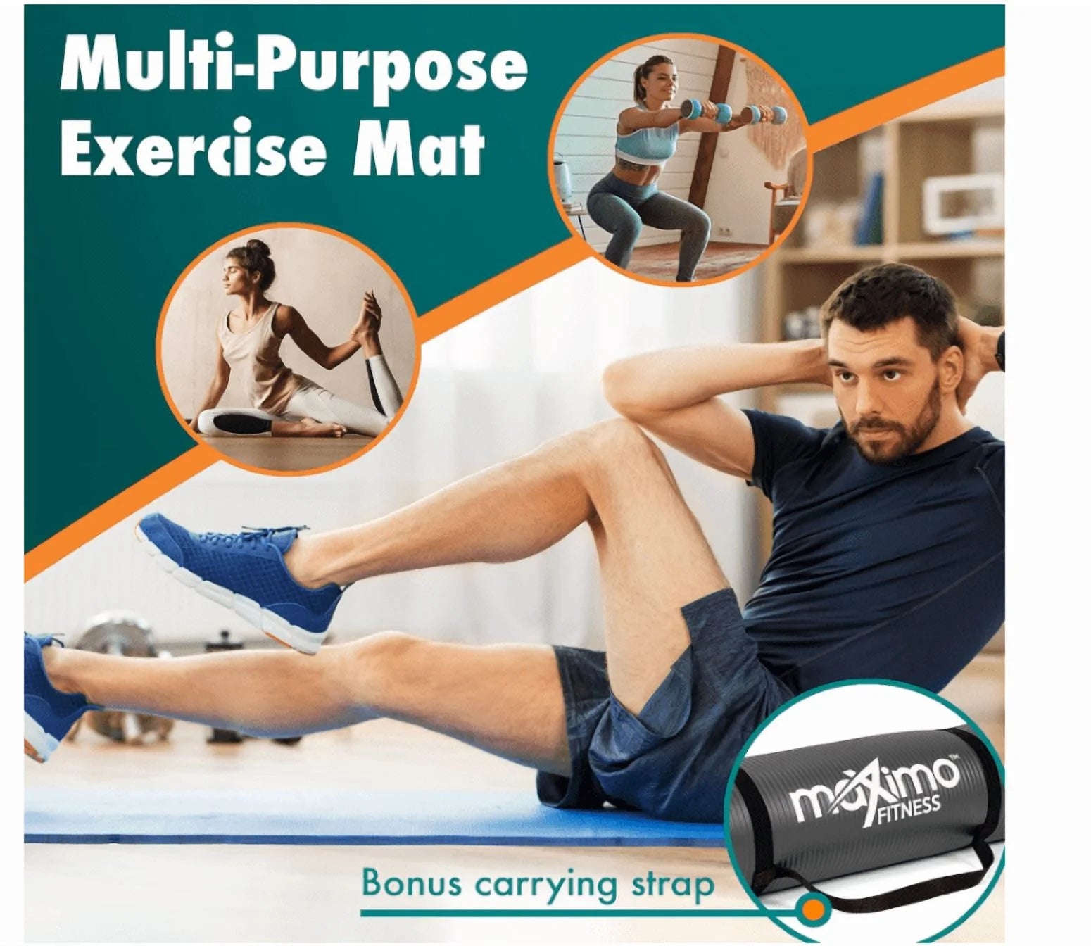 Maximo Fitness Multipurpose Yoga Mat