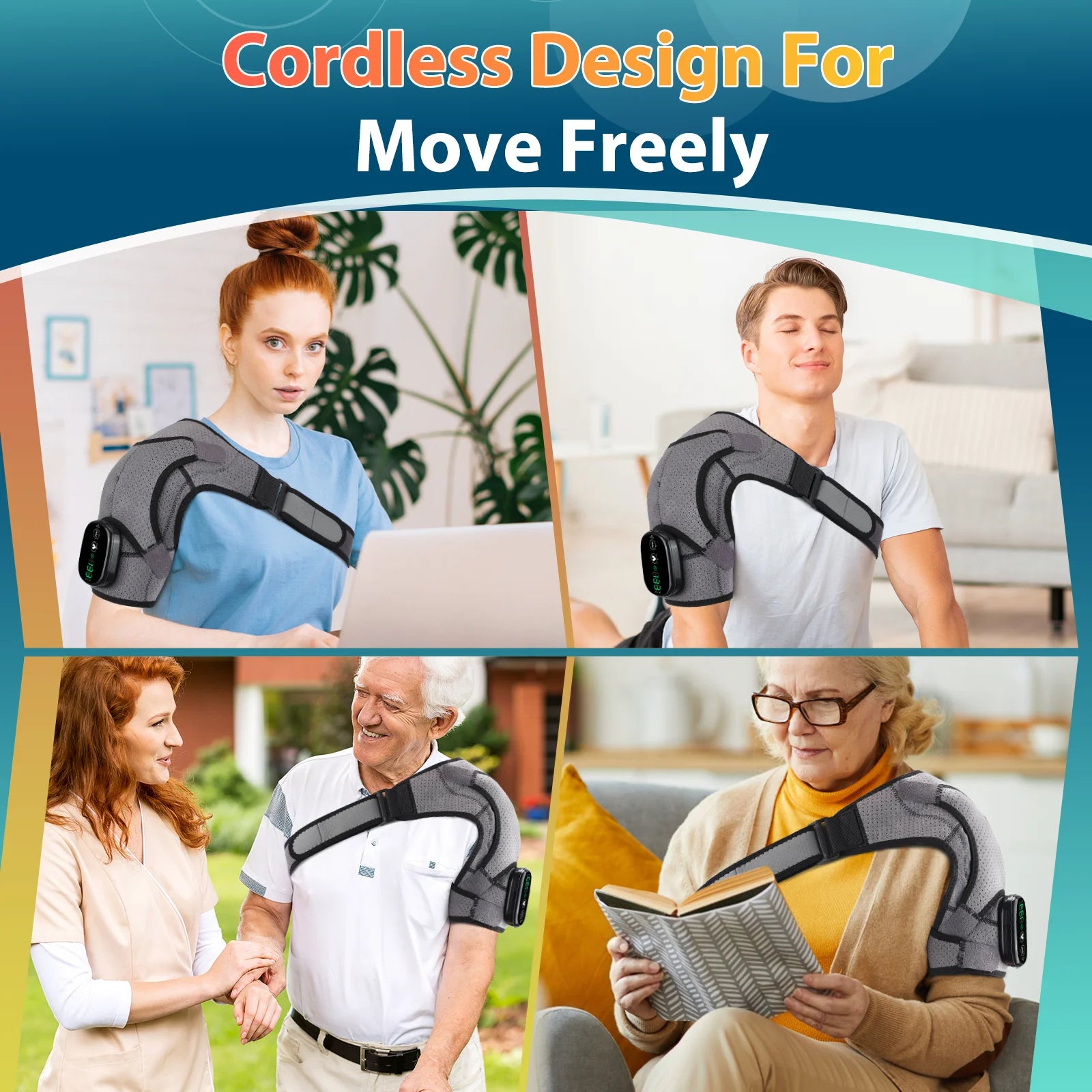 Shoulder Massager Heating Pads 