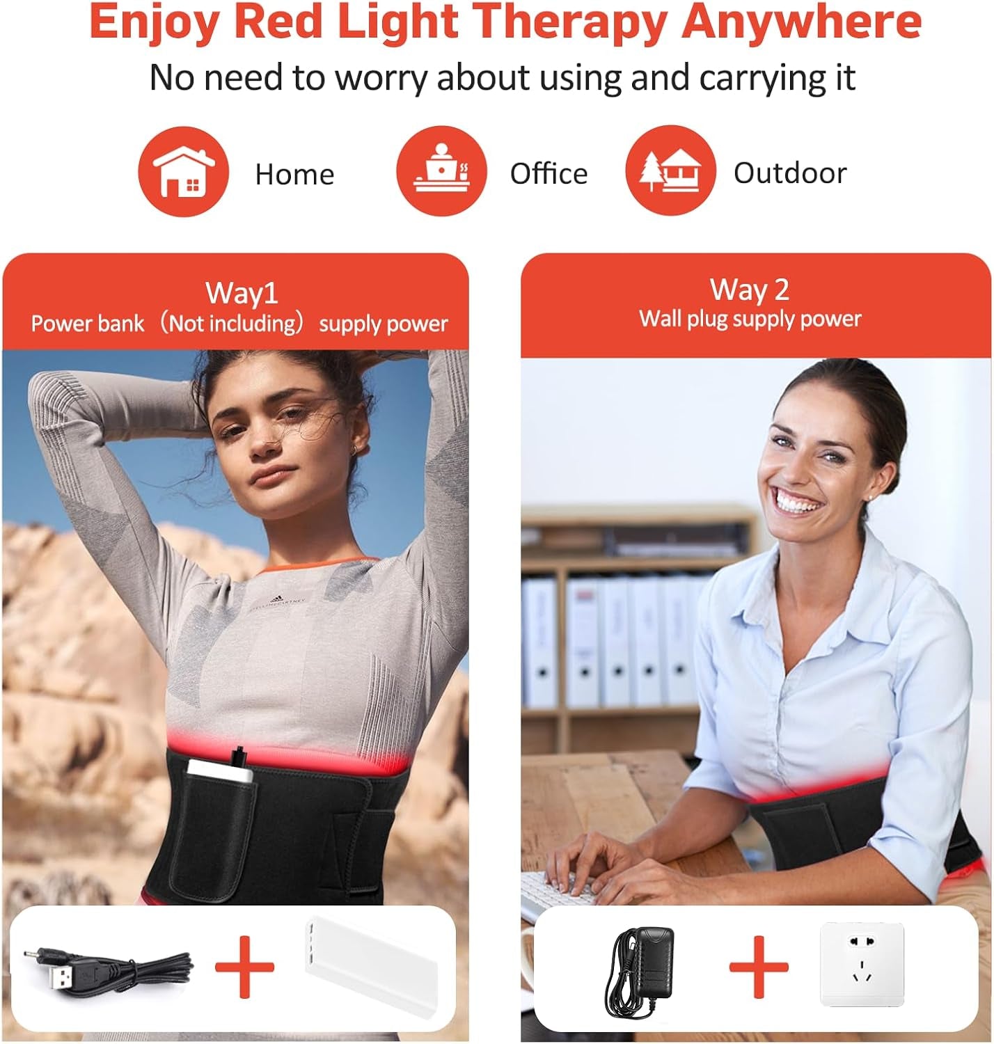 Infrared Light Therapy for Belt Shoulder Waist