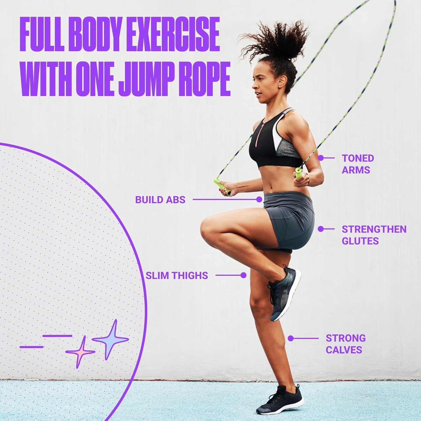Durable Fitness Rope for Gym & Home