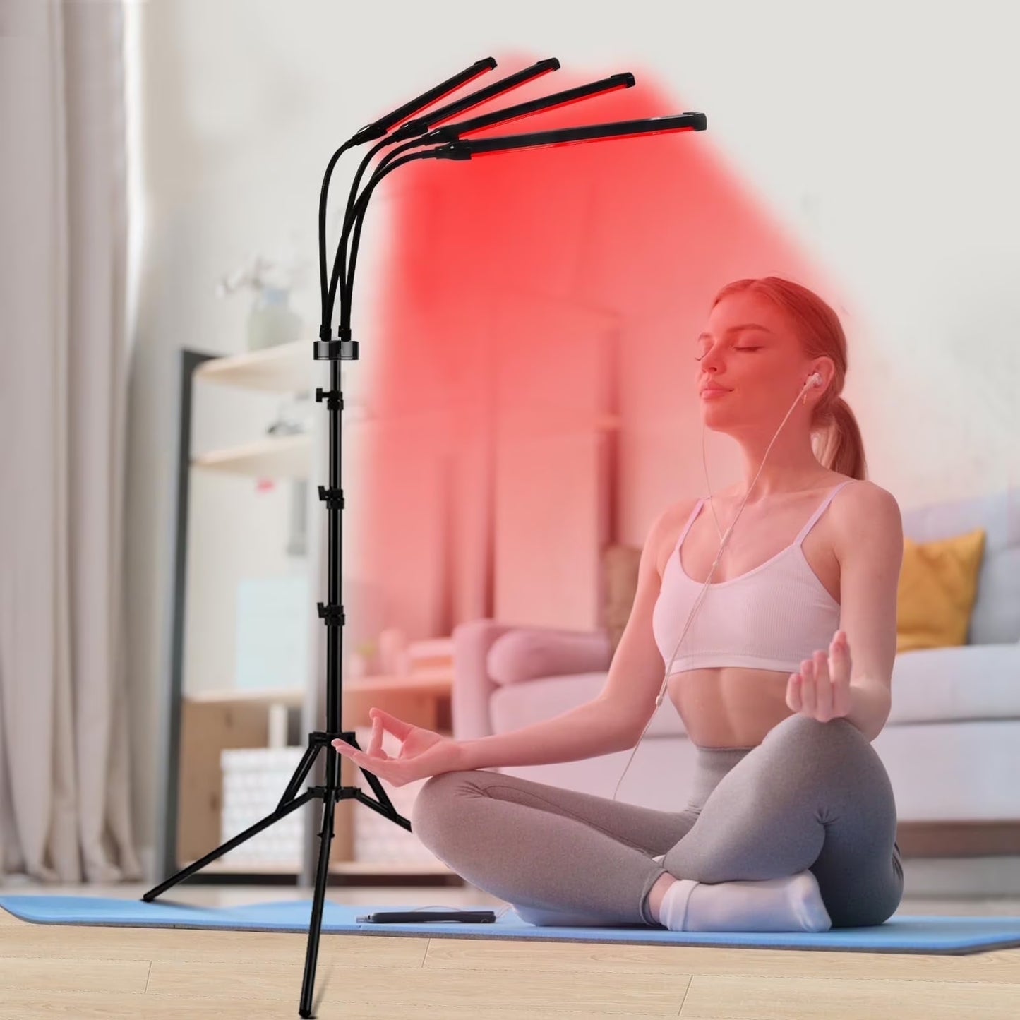 Red Light Therapy Lamp, 32W 180LEDs 