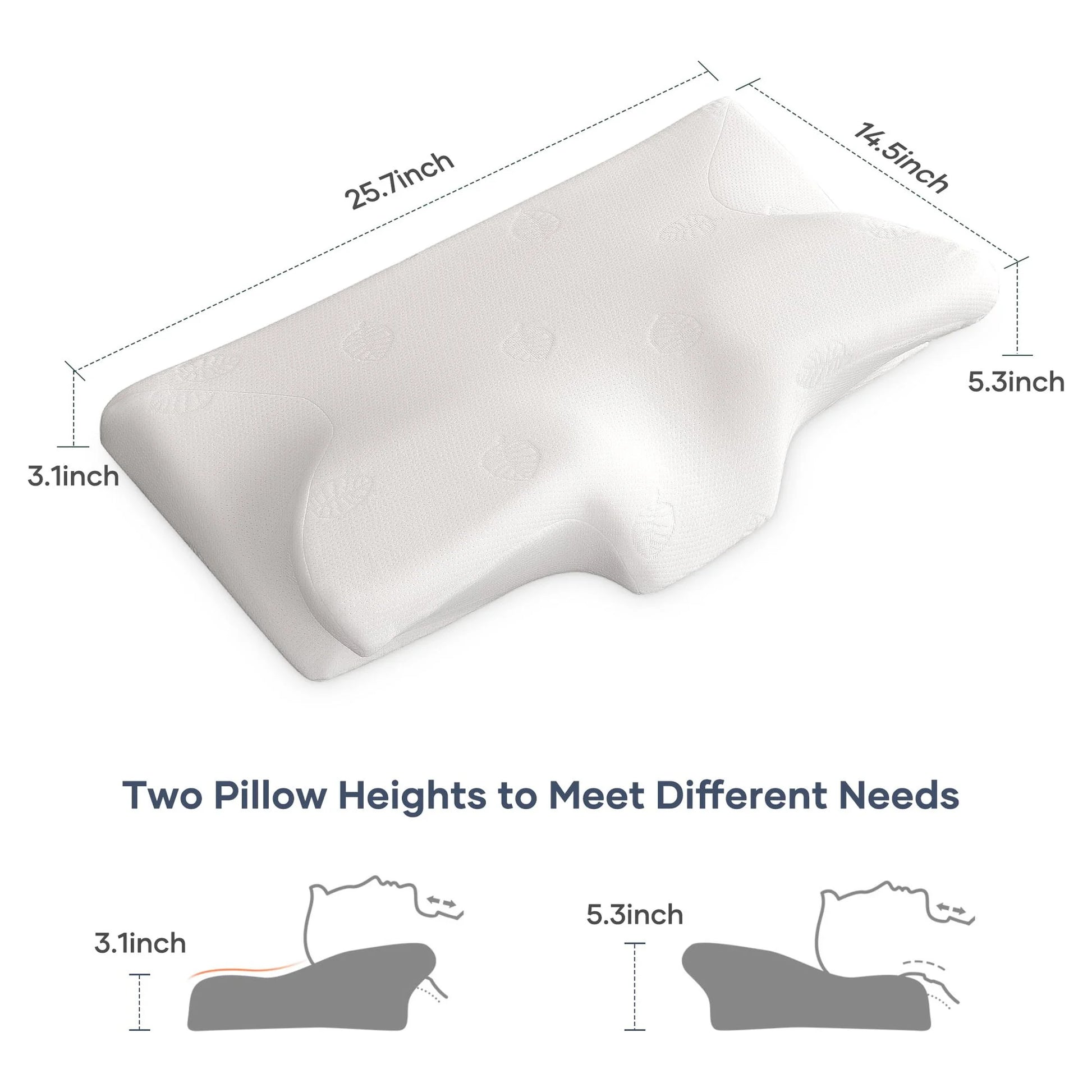 Cervical Pillow Memory Foam Orthopedic 