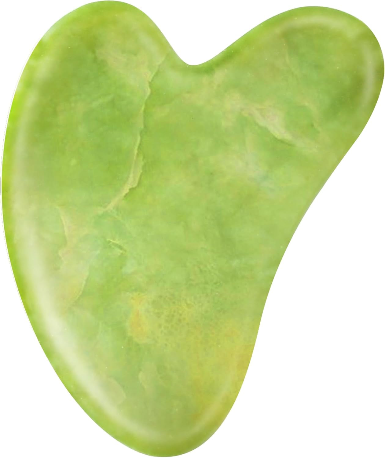 Boncun Jade Gua Sha Facial Tools for Face Massager Stones, Skincare and Body Massage Tools, Sculpting (Green)