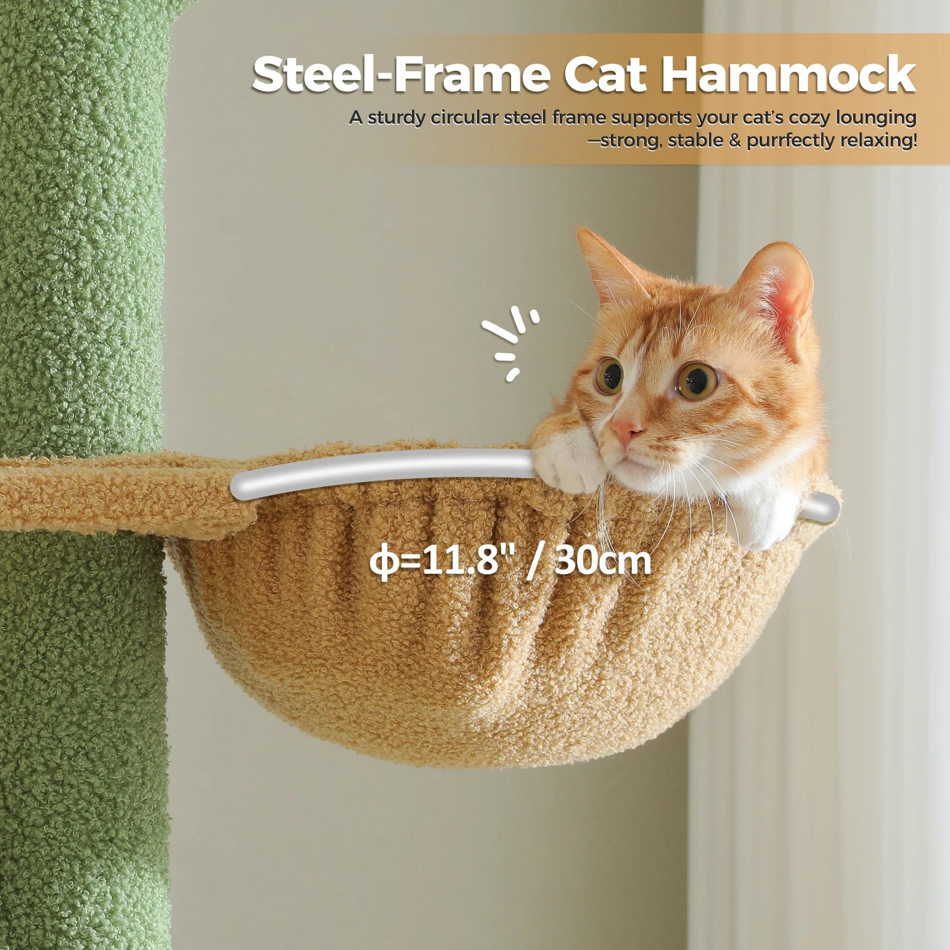 Floor to Ceiling Cat Tower 95-108" 