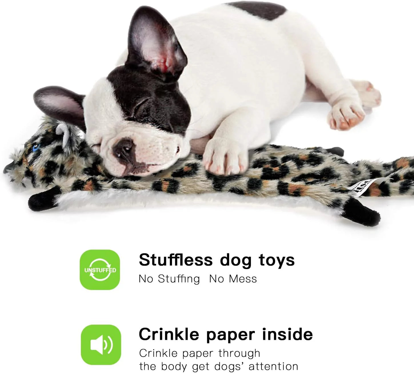 Crinkle Dog Toys for Small Dogs - 6 Pack 