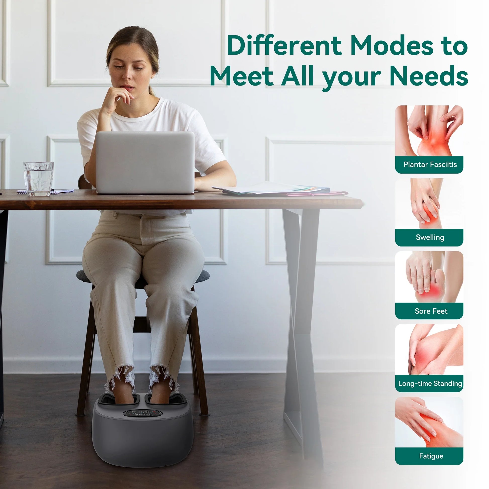 Shiatsu Foot Massager with Heat