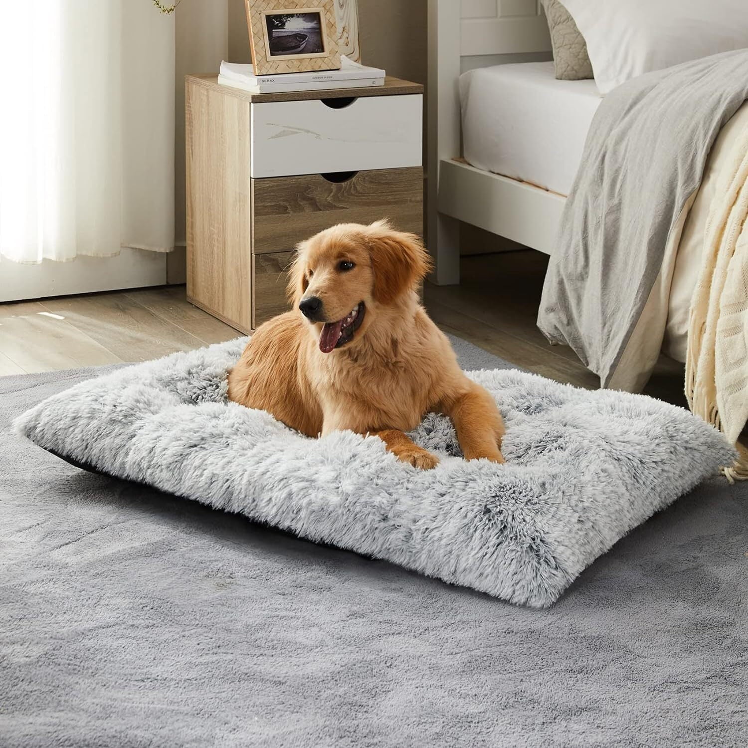 Dog Bed for Large and Medium Dogs, 48 x 28 inch