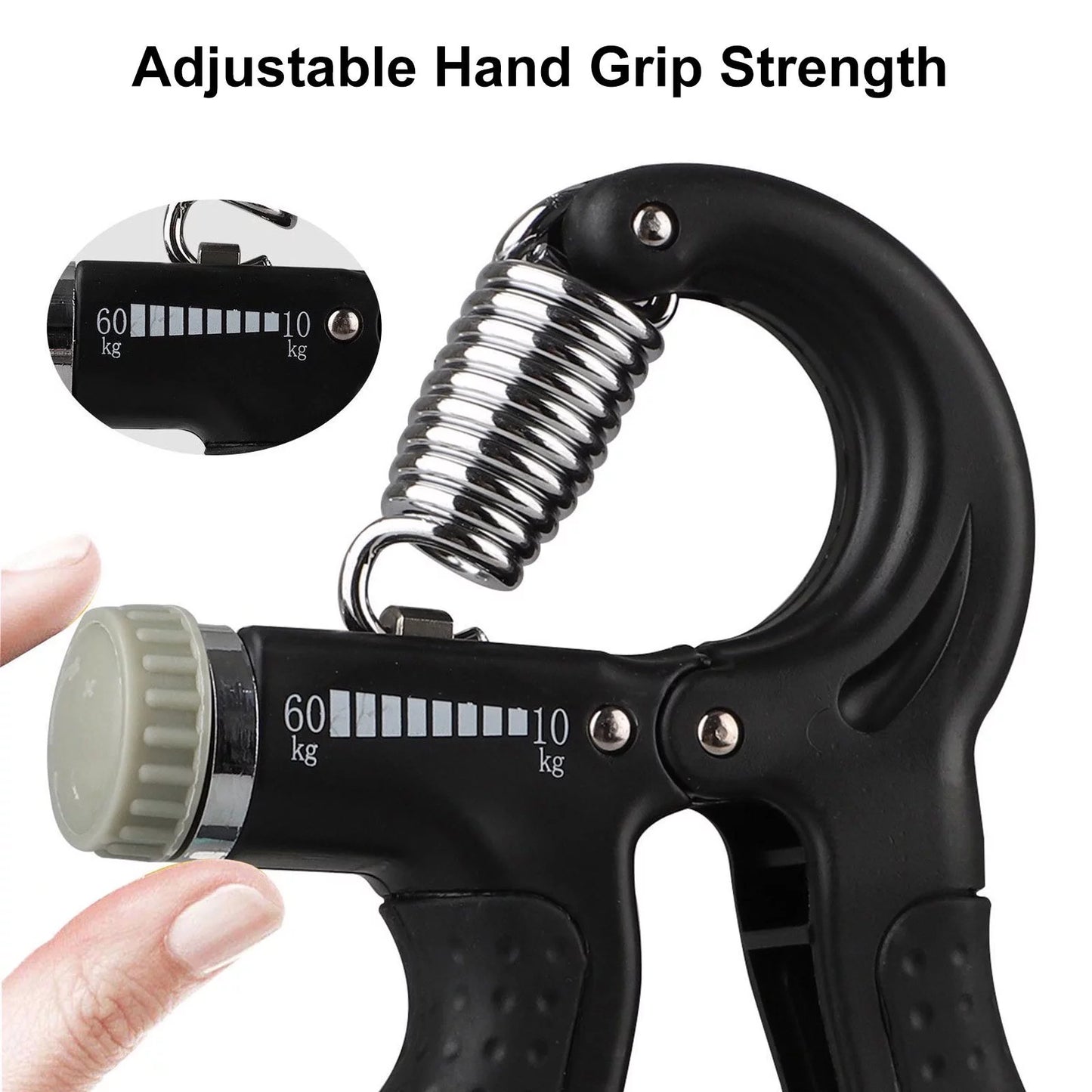 Hand Grip Strengthener,  Black