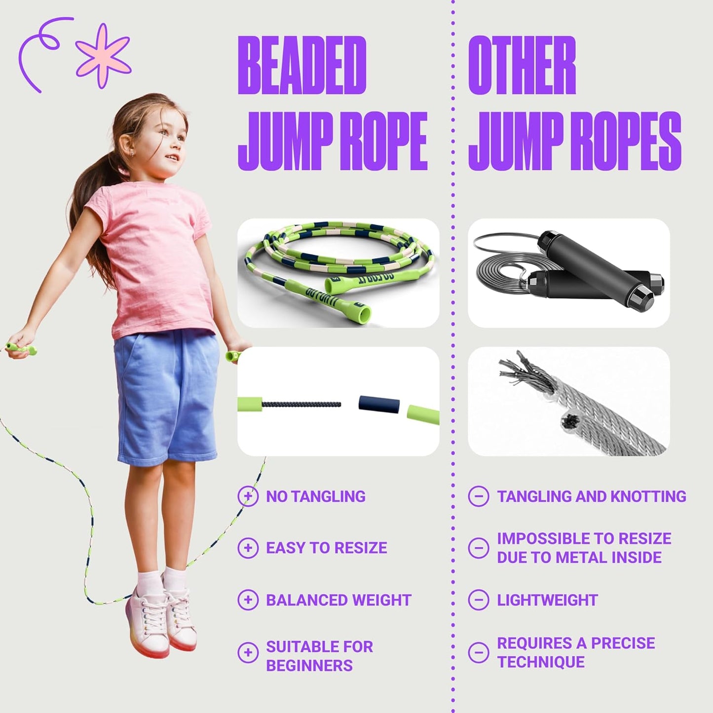 Durable Fitness Rope for Gym & Home