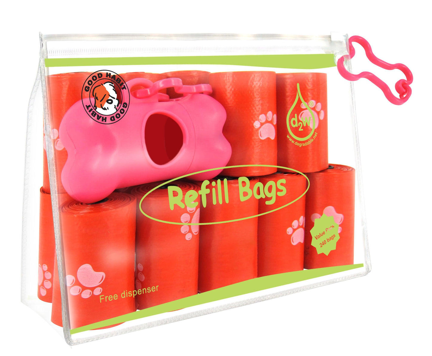 BPS Extra Thick Scented Dog Poop Bags ( 240 bags )