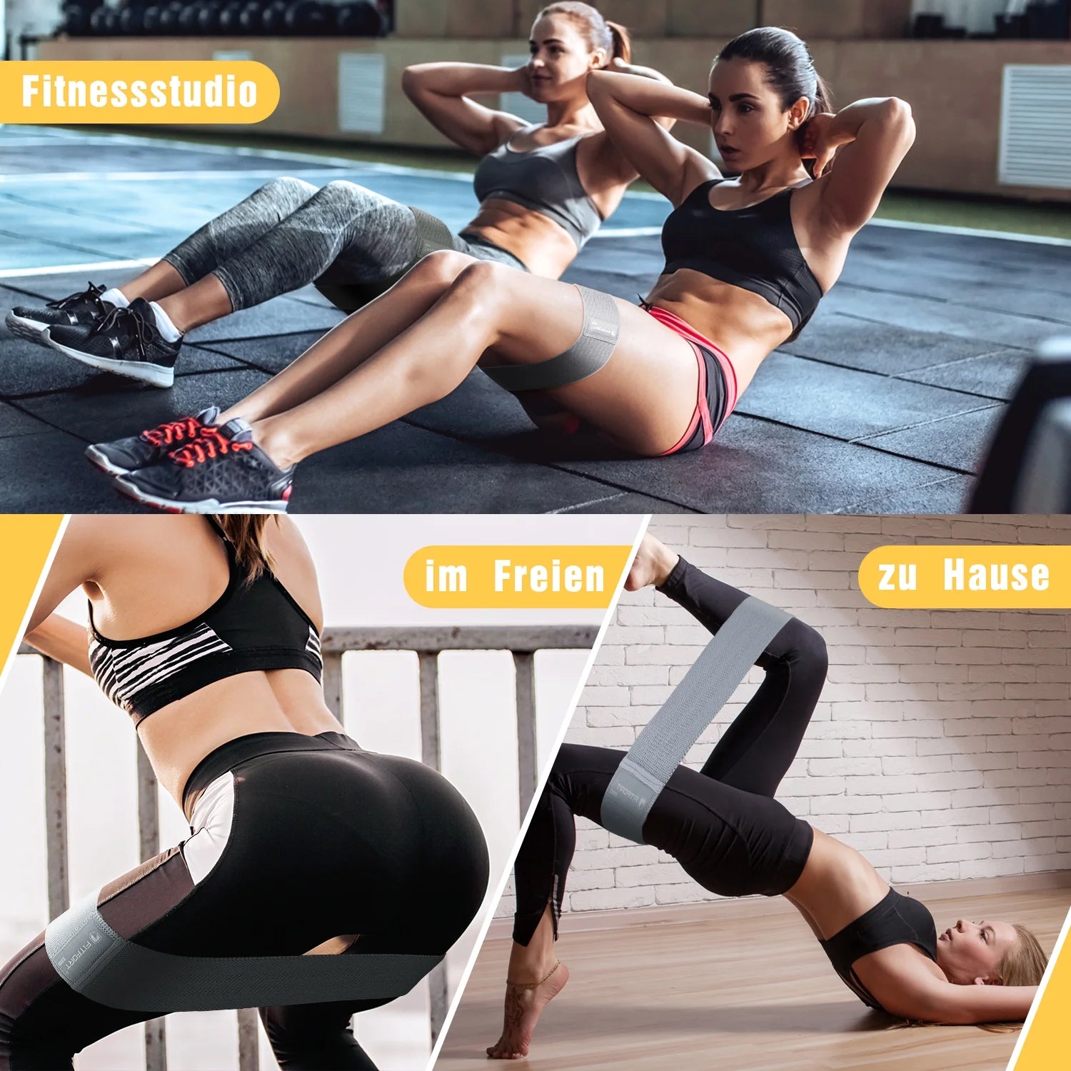 Resistance Bands for Legs and Butt Exercise Bands 