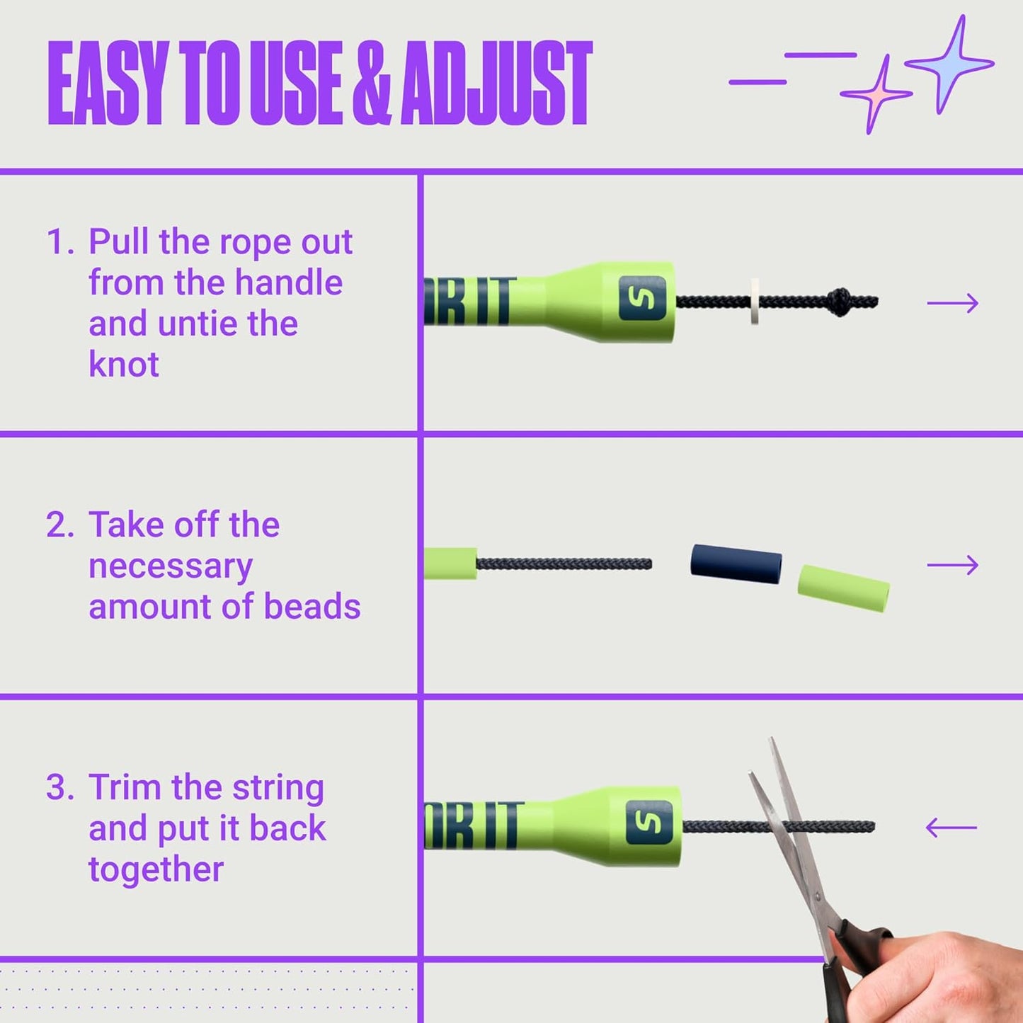 Durable Fitness Rope for Gym & Home