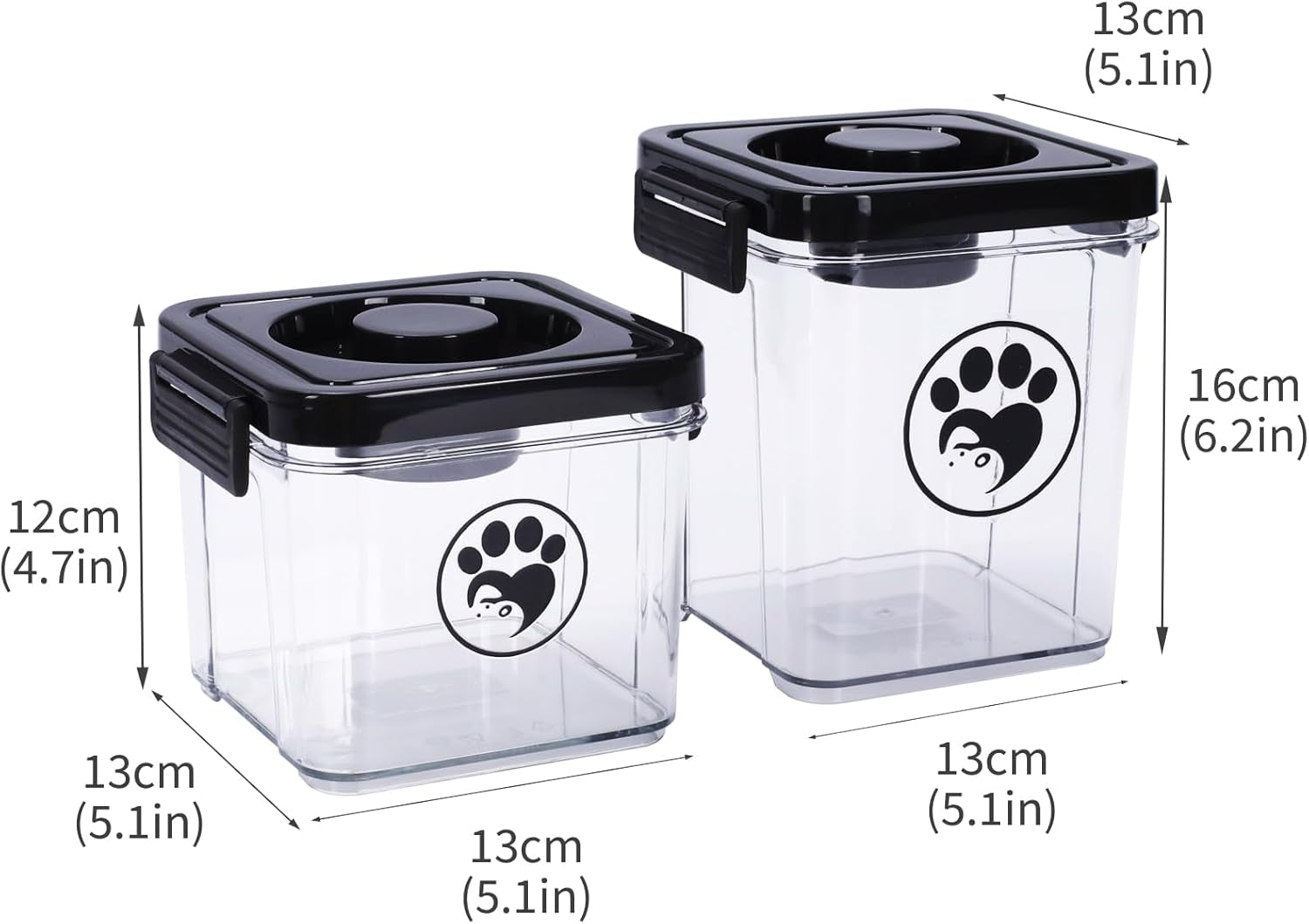 Dog Treat Container, Rectangle