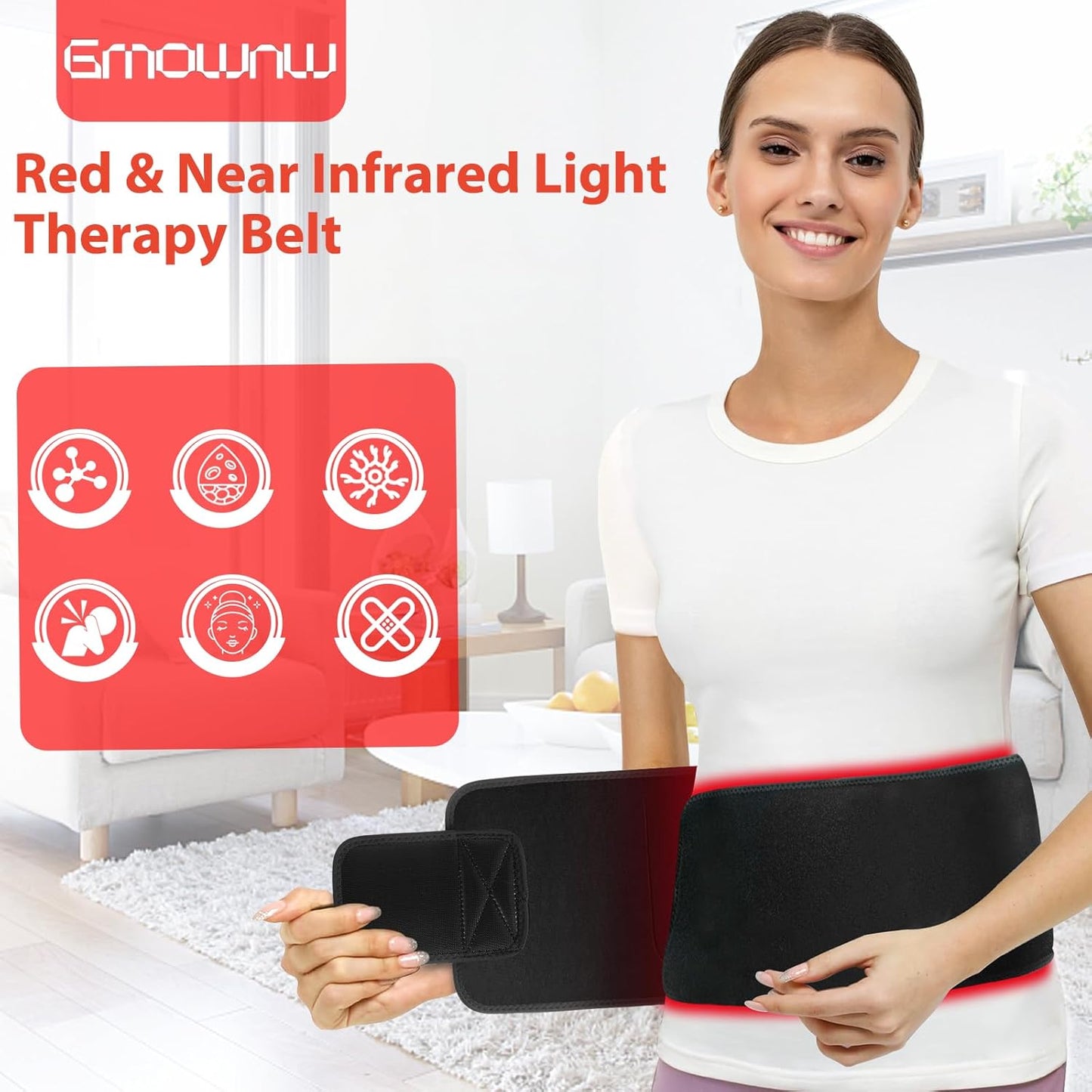 Infrared Light Therapy for Belt Shoulder Waist
