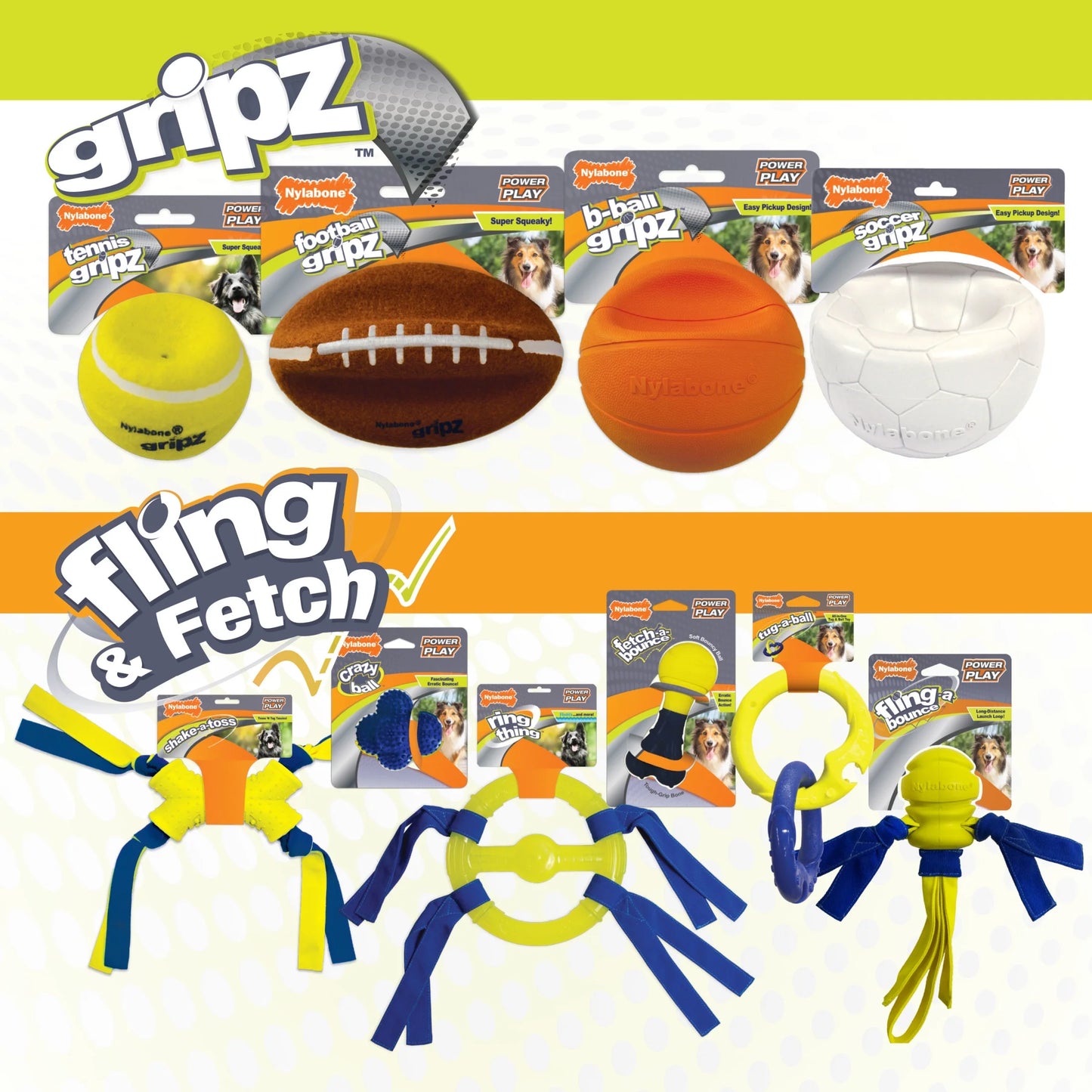 Power Play Crazy-Ball Dog Toy, Large