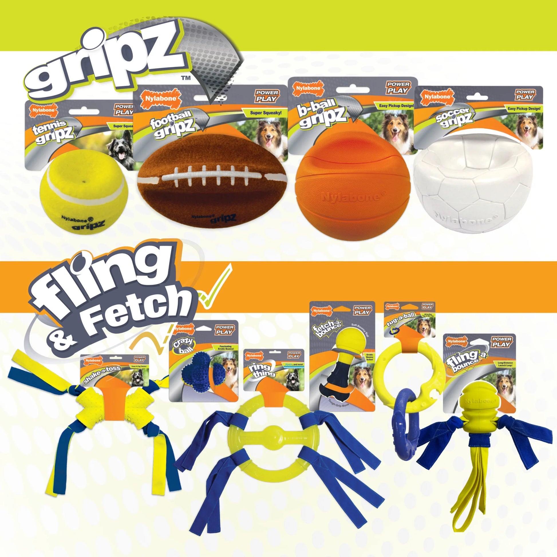 Power Play Crazy-Ball Dog Toy, Large