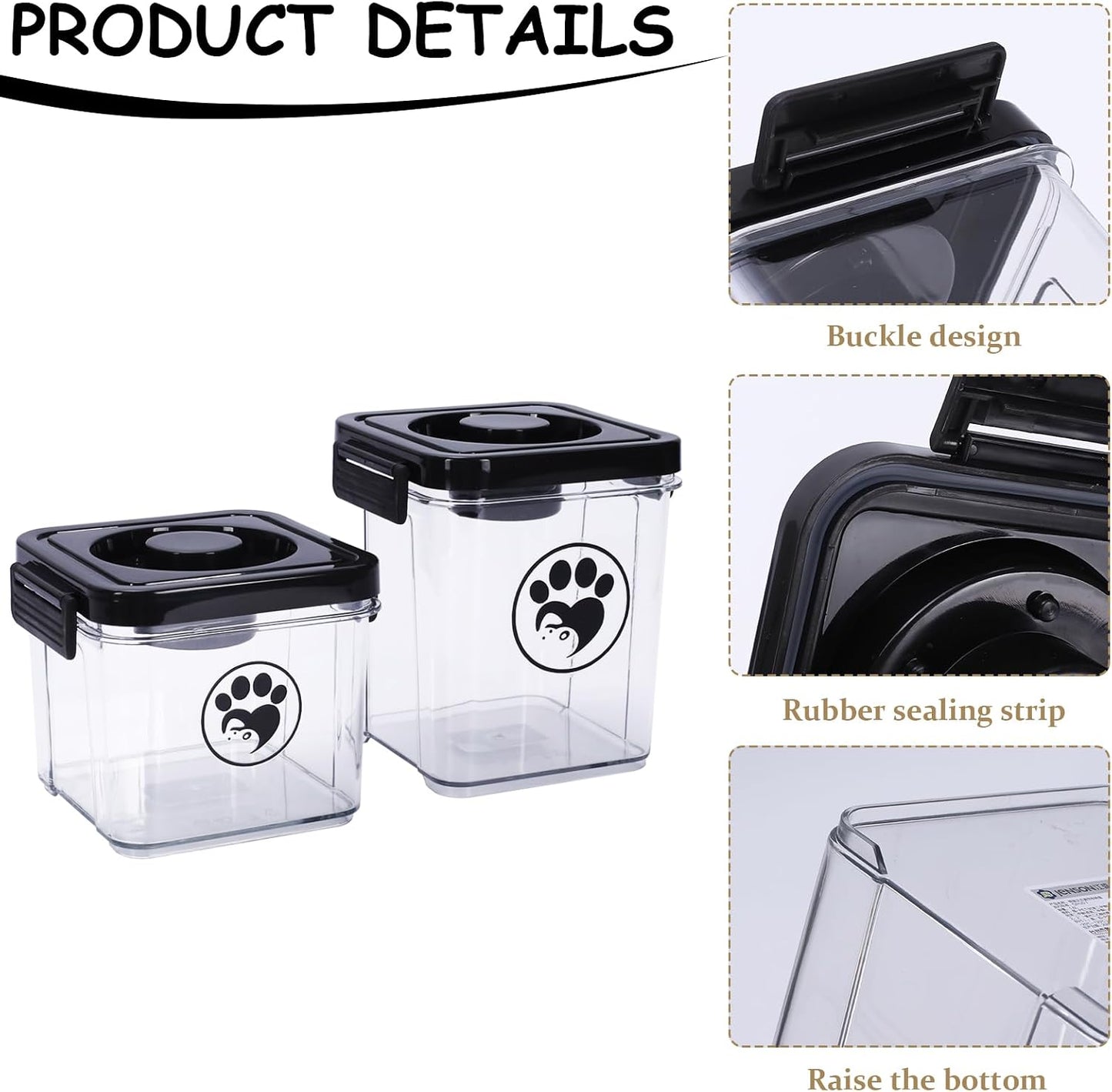 Dog Treat Container, Rectangle