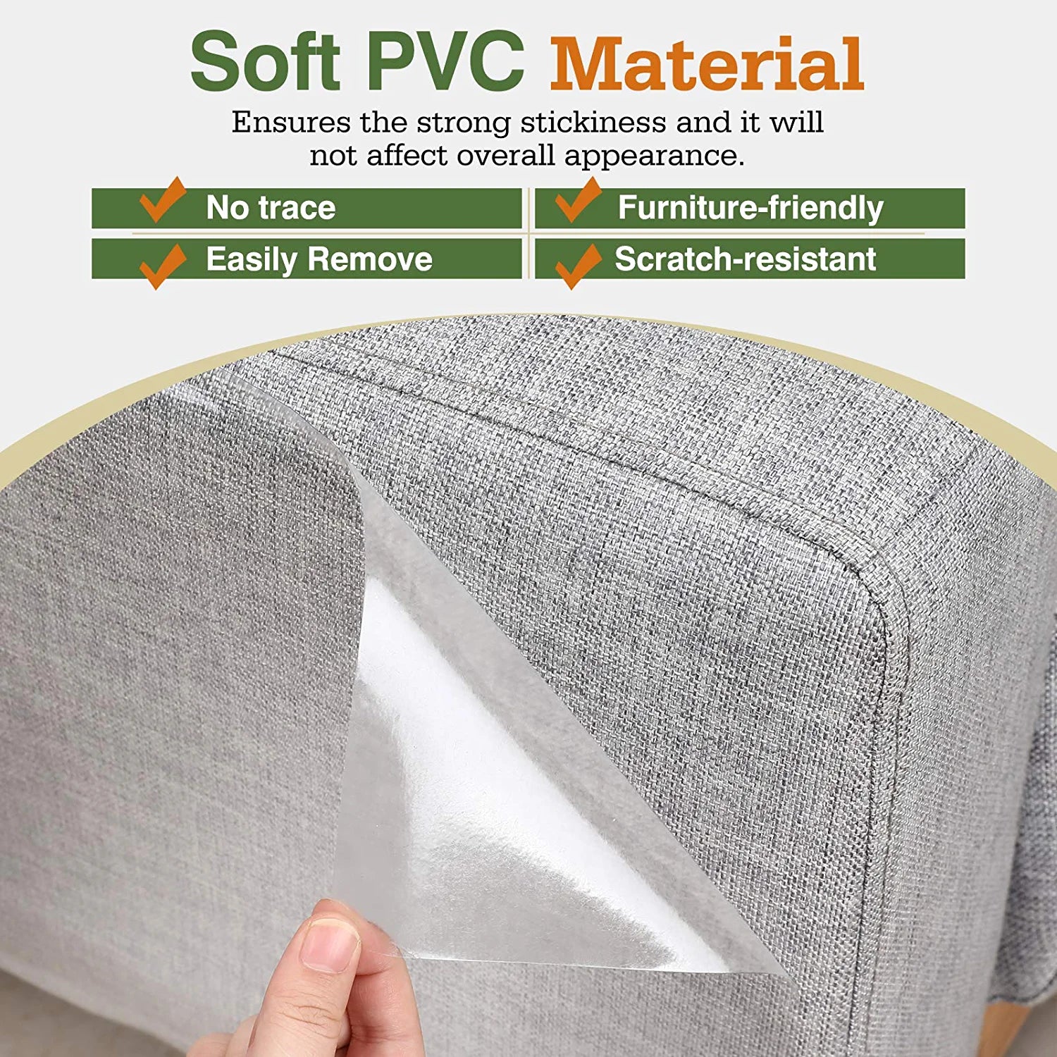 Cat Scratch Furniture Protector Tape, White