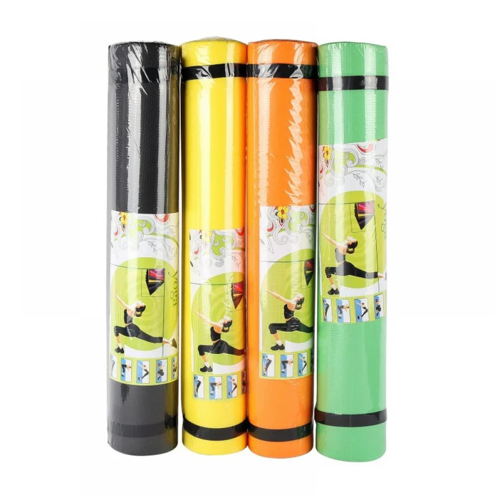 15mm Yoga Mat Gymnastic Workout Non-Slip Exercise Physio Pilates Sports 60x173cm