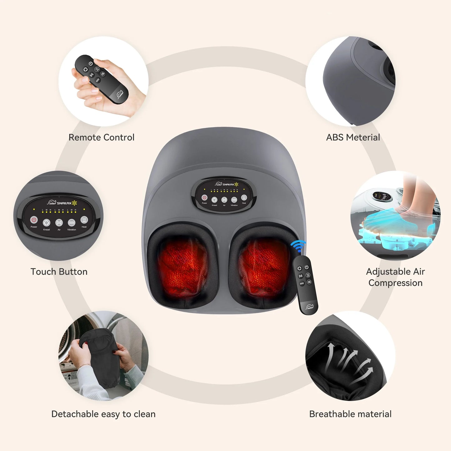 Shiatsu Foot Massager with Heat