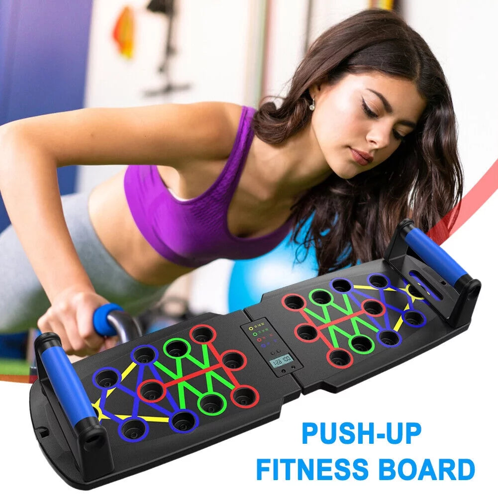 The Professional Push-Up Board. Portable 10-in-1 