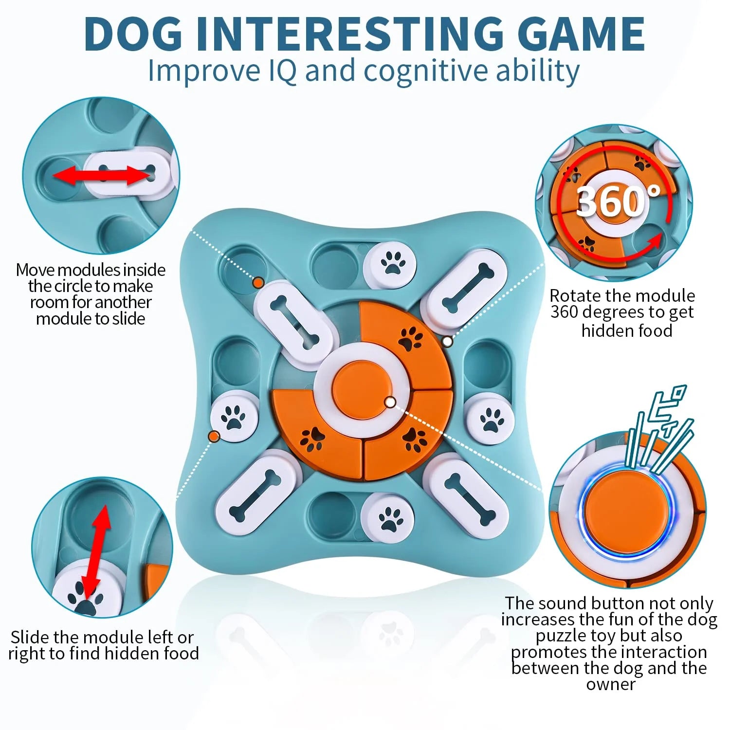 Puzzle Toys for Puppies, Cats, Dogs