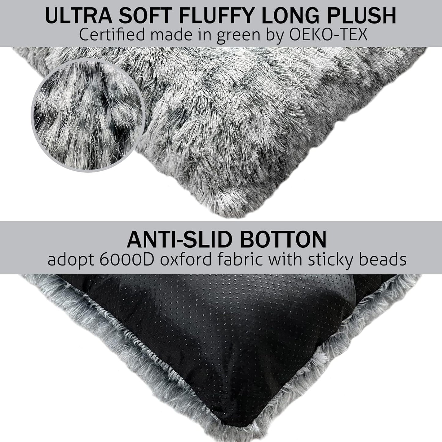 Pet Beds for Large Dogs - Beige - 41''×27''