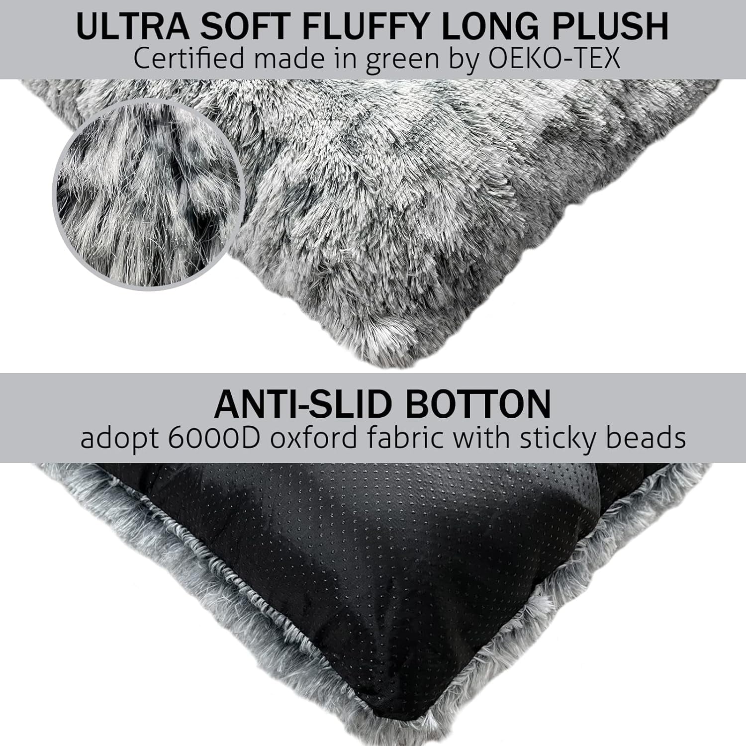 Pet Beds for Large Dogs - Beige - 41''×27''
