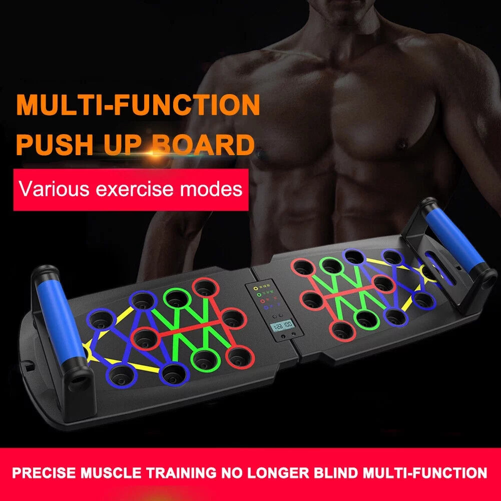 The Professional Push-Up Board. Portable 10-in-1 