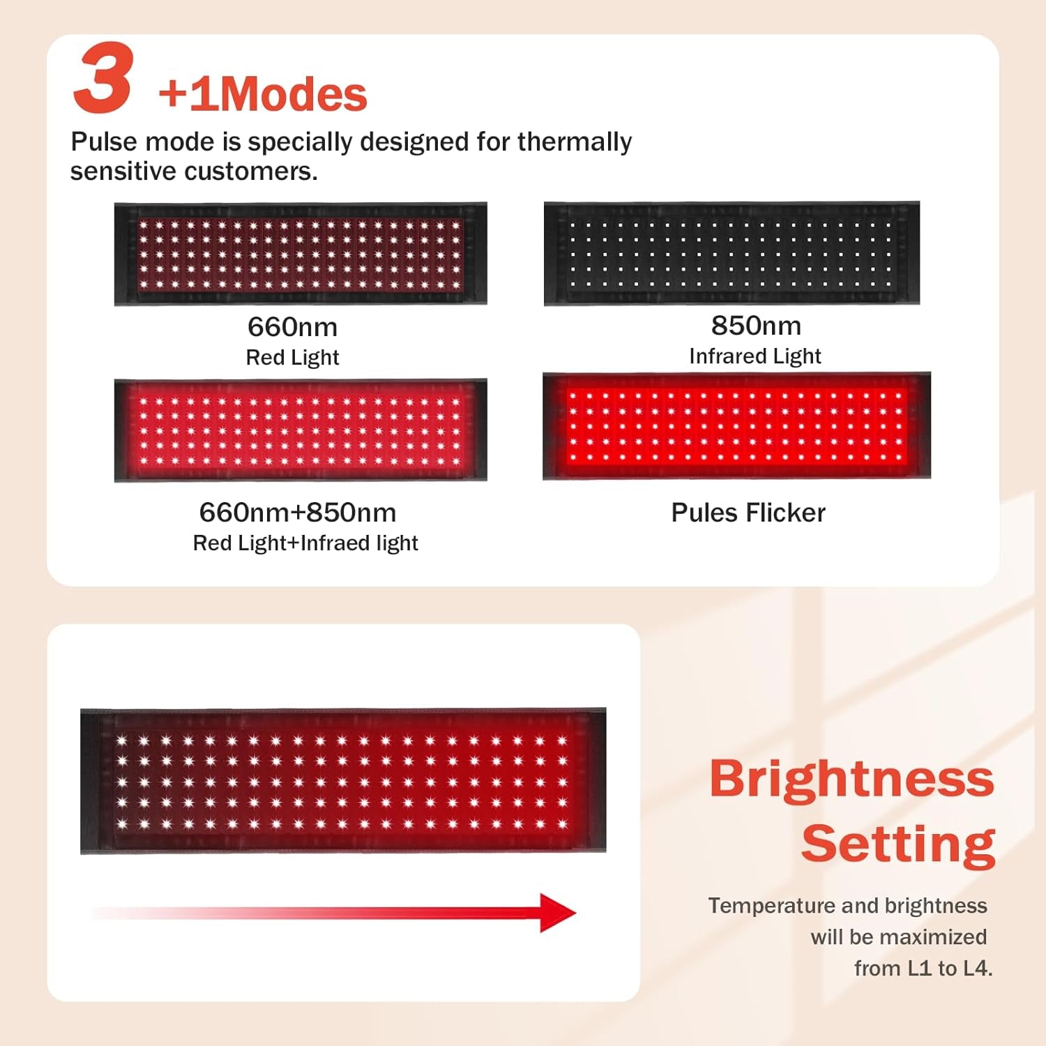 Infrared Light Therapy for Belt Shoulder Waist