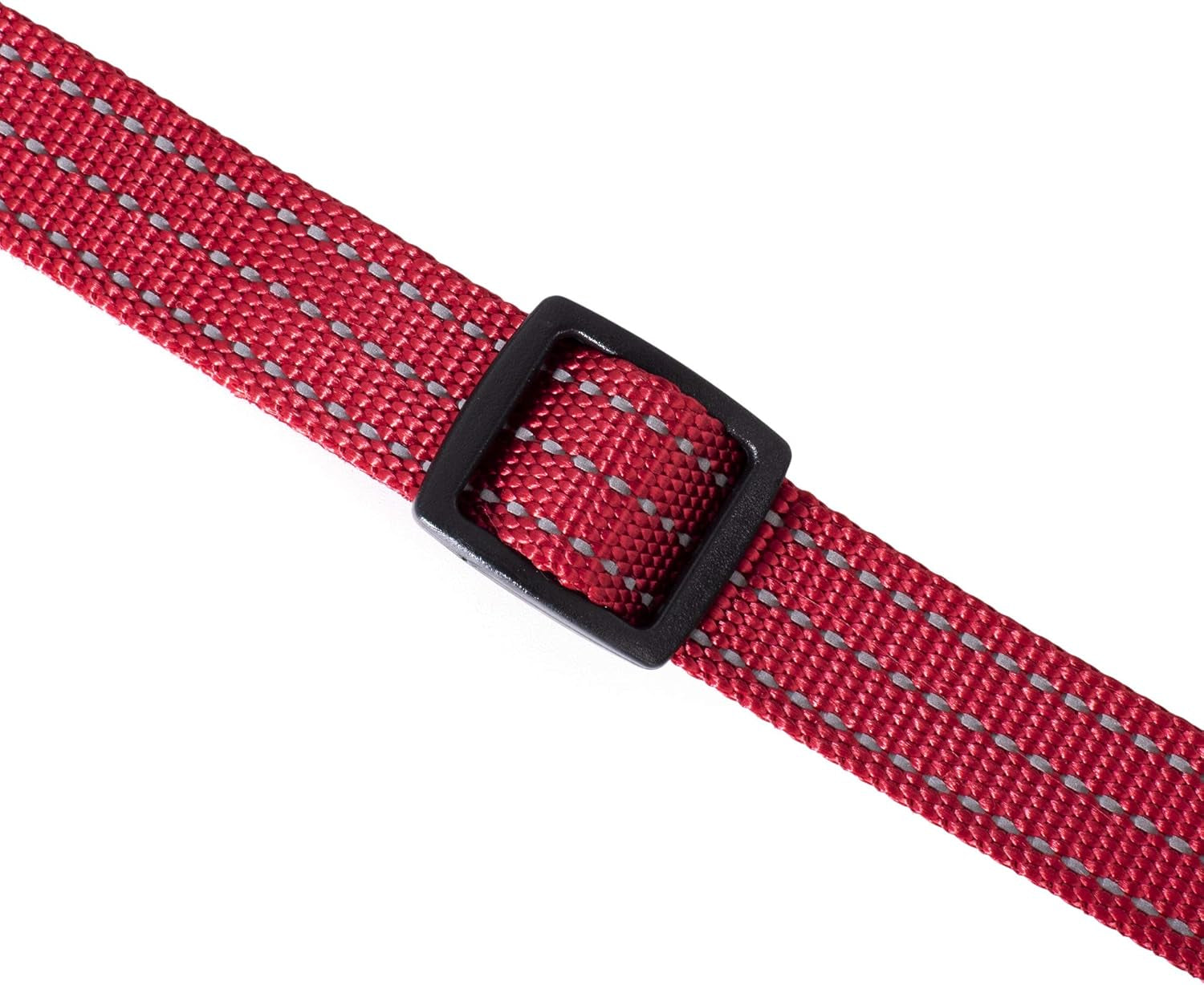 Lightweight Solid Red Collar for Medium Dogs
