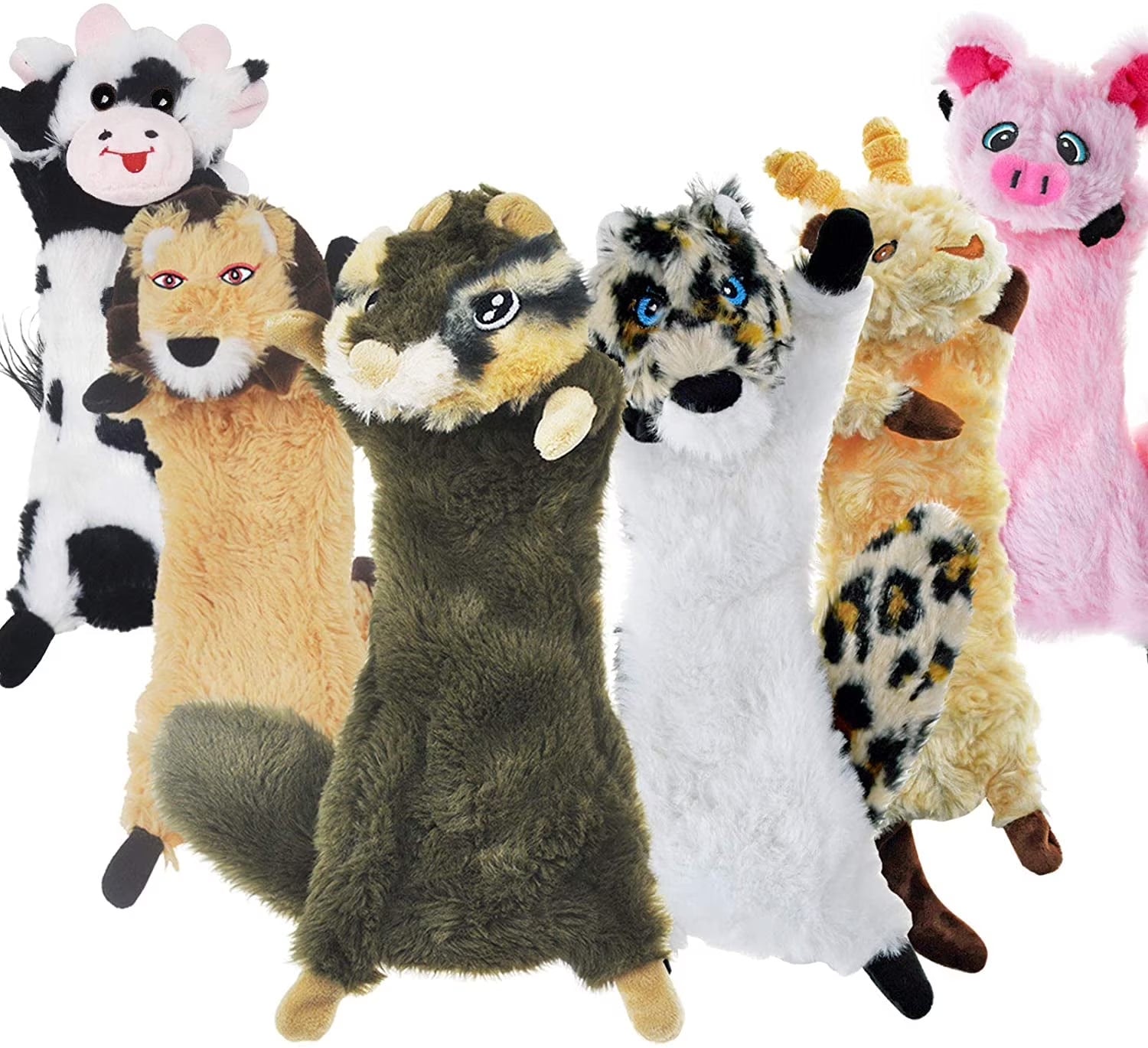 Crinkle Dog Toys for Small Dogs - 6 Pack 