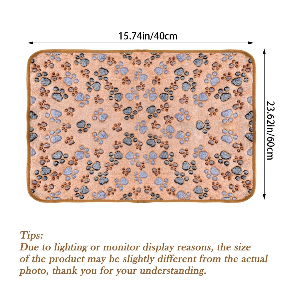 1 Pack 3 Blankets Super Soft Fluffy Premium Fleece Pet Blanket Flannel Throw for Dog Puppy Cat (23x16 inch)