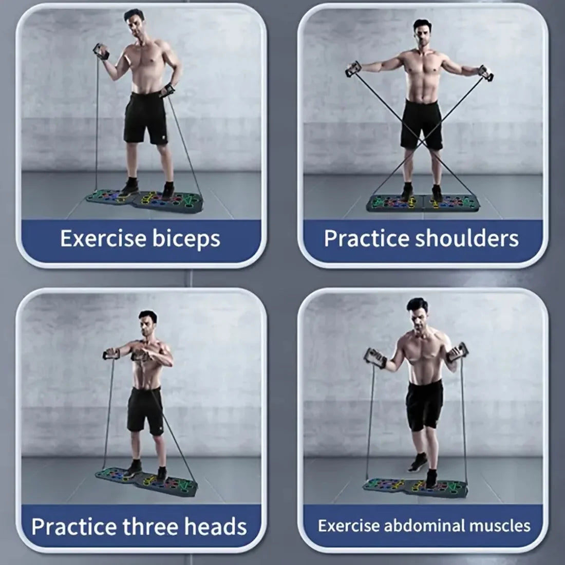 12-in-1 Multifunctional Folding Push-Up Board 