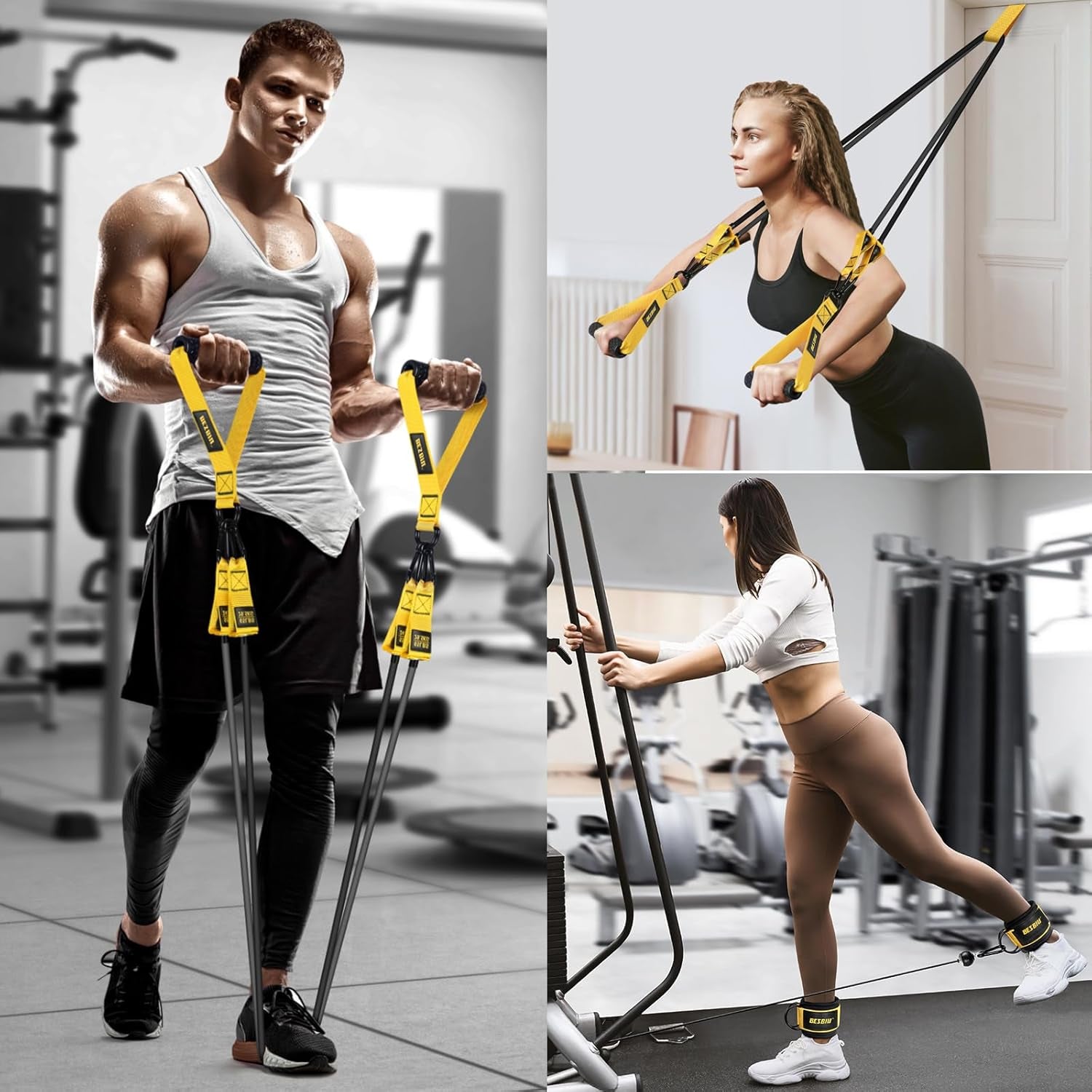 Heavy Resistance Bands for Working Out, 300lbs